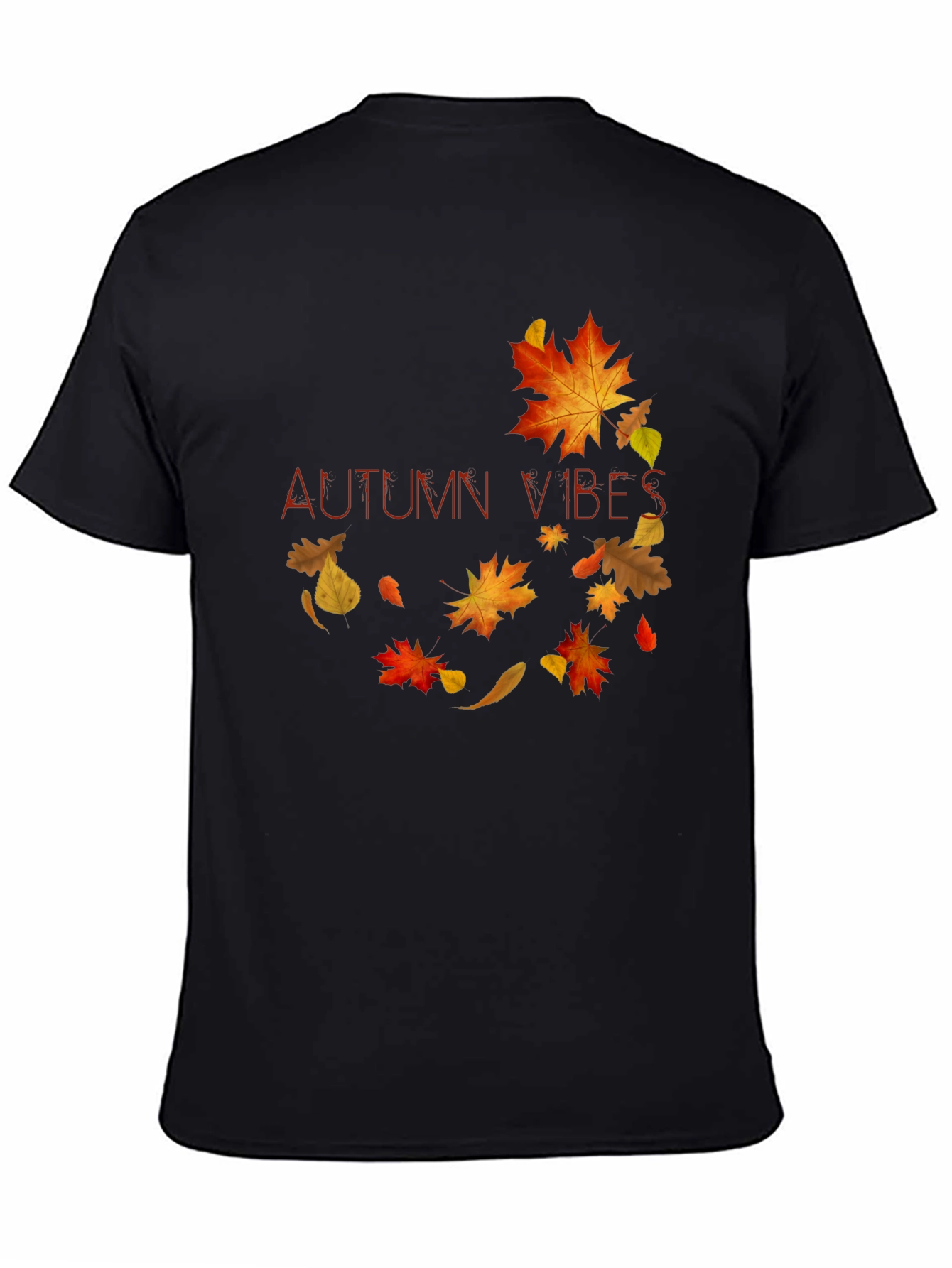 Black Autumn Vibes Graphic Tee view 4