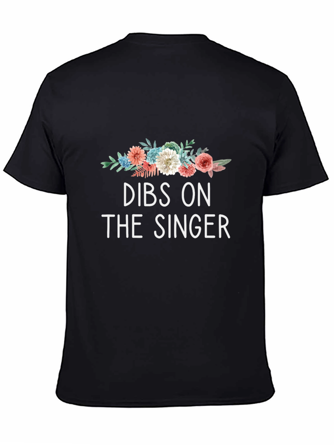 Black Dibs on the Singer Graphic Tee - Unisex view 4