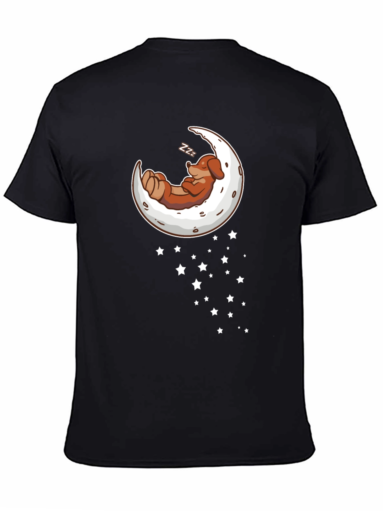 Dachshund Moon Sleep T-Shirt - 4