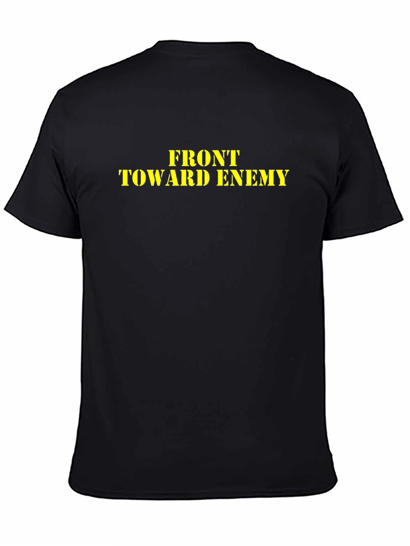 Black Front Toward Enemy T-Shirt - Military Inspired Tee view 4
