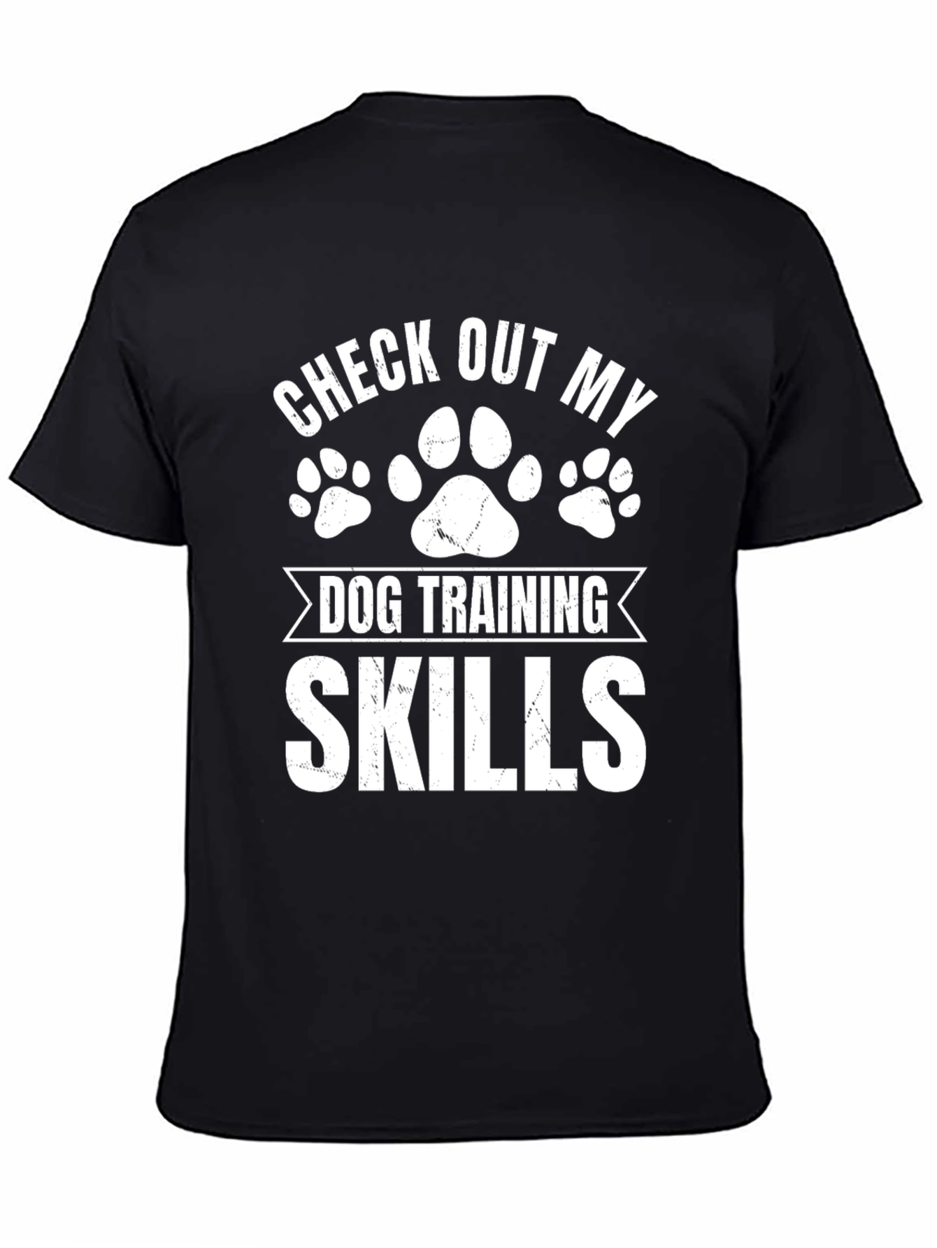 Black Dog Training Skills Graphic Tee view 4