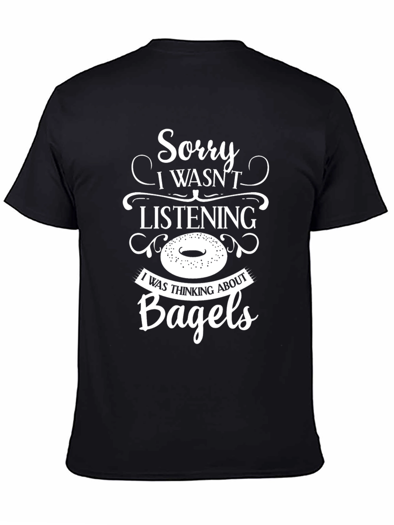 Black Bagel Minded Black Tee view 4