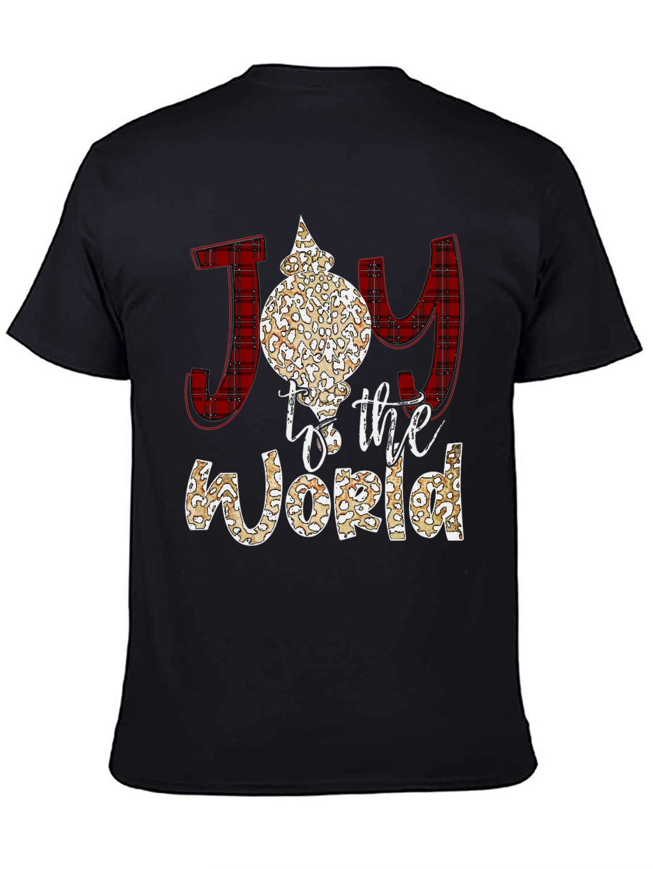 Black Joy to the World Graphic Tee view 4