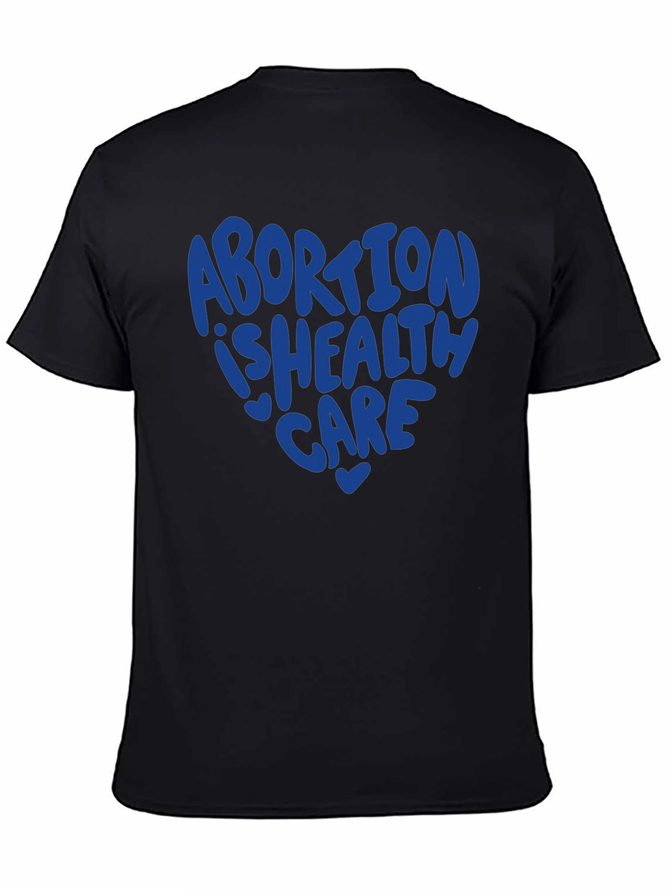Black Abortion is Healthcare Graphic Tee - Pro Choice Activist Shirt view 4