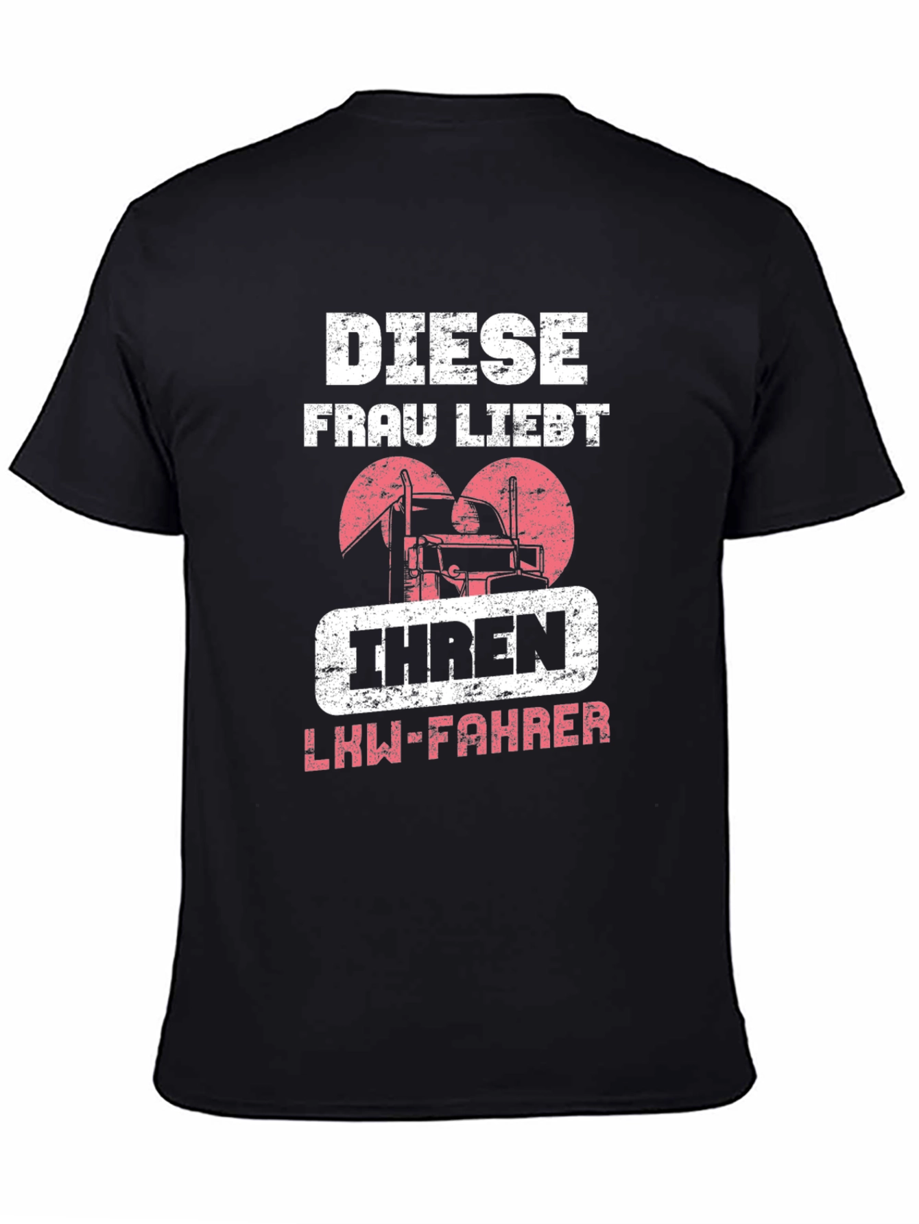 Black Diese Frau Liebt Ihren LKW-Fahrer T-Shirt view 4