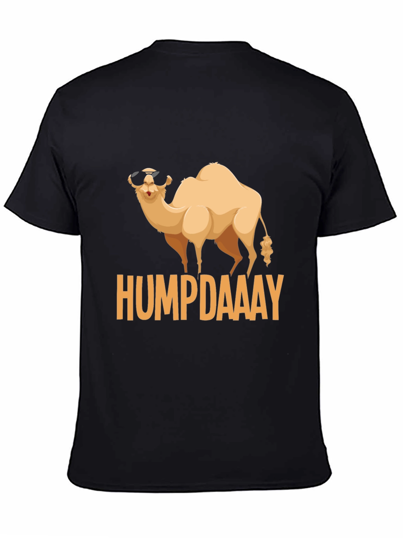 Black Hump Day Camel T-Shirt - Funny Animal Tee view 4