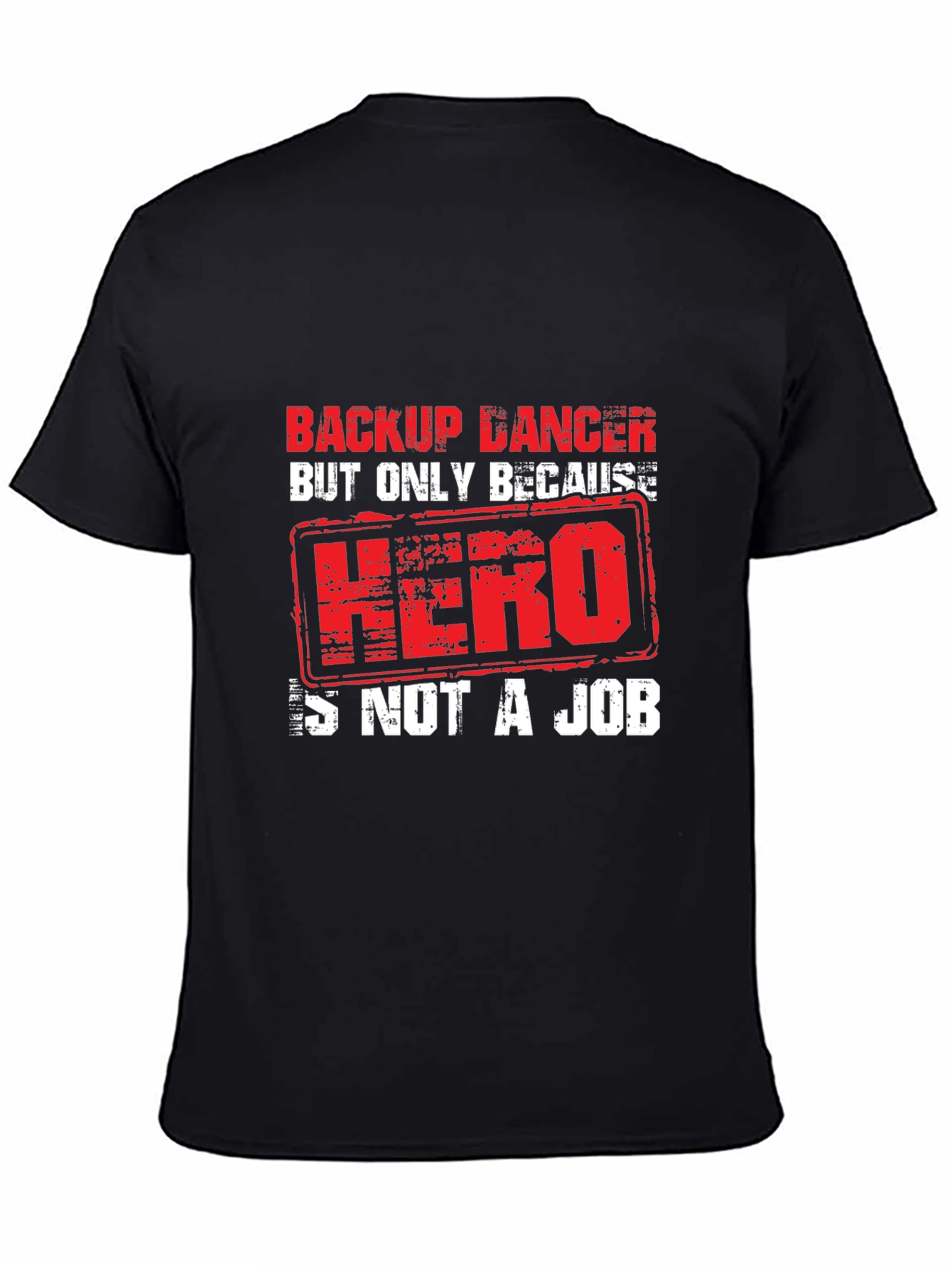 Black Backup Dancer Funny Graphic Tee view 4