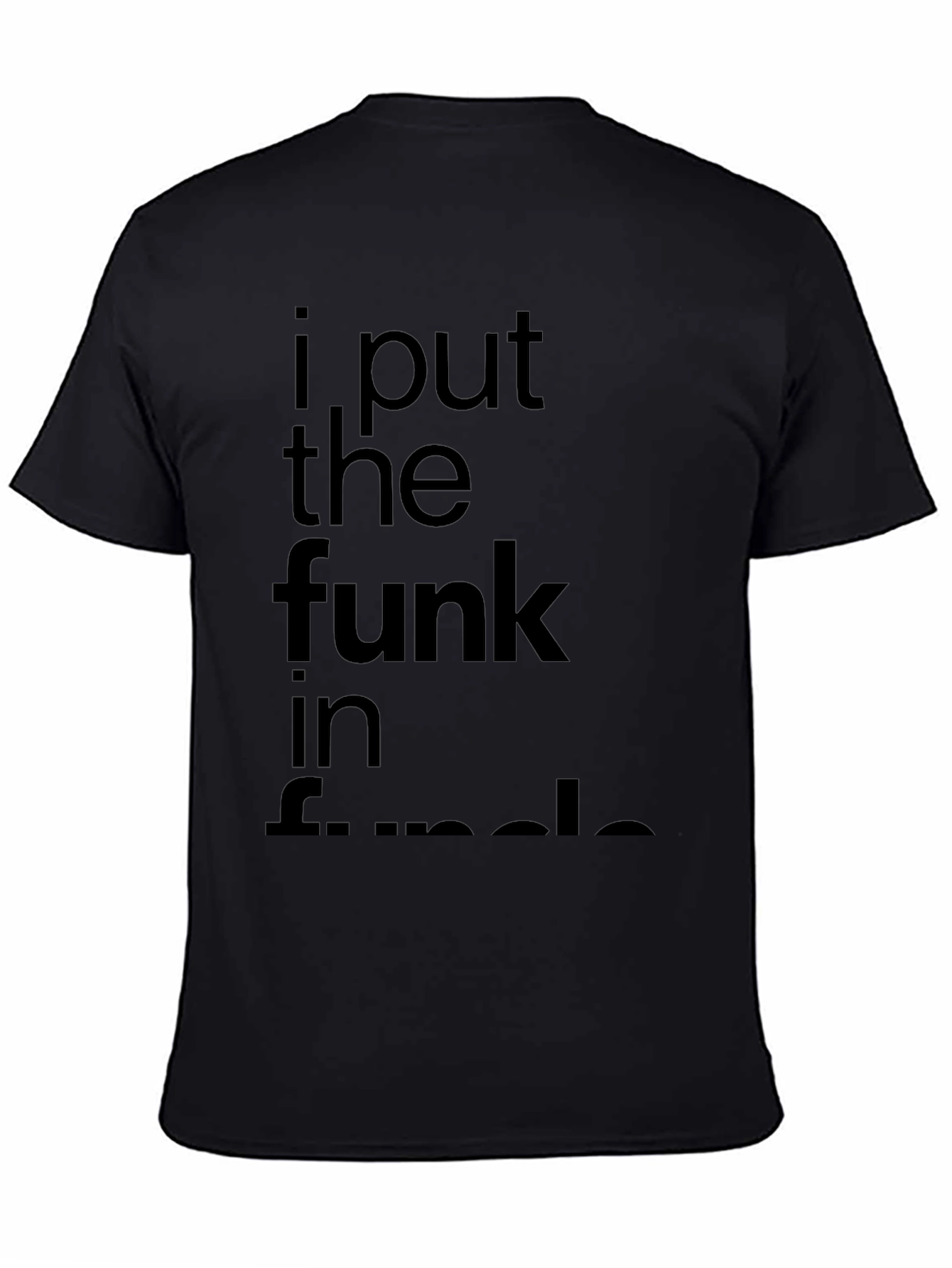 Black I Put The Funk In Uncle Black Graphic Tee view 4