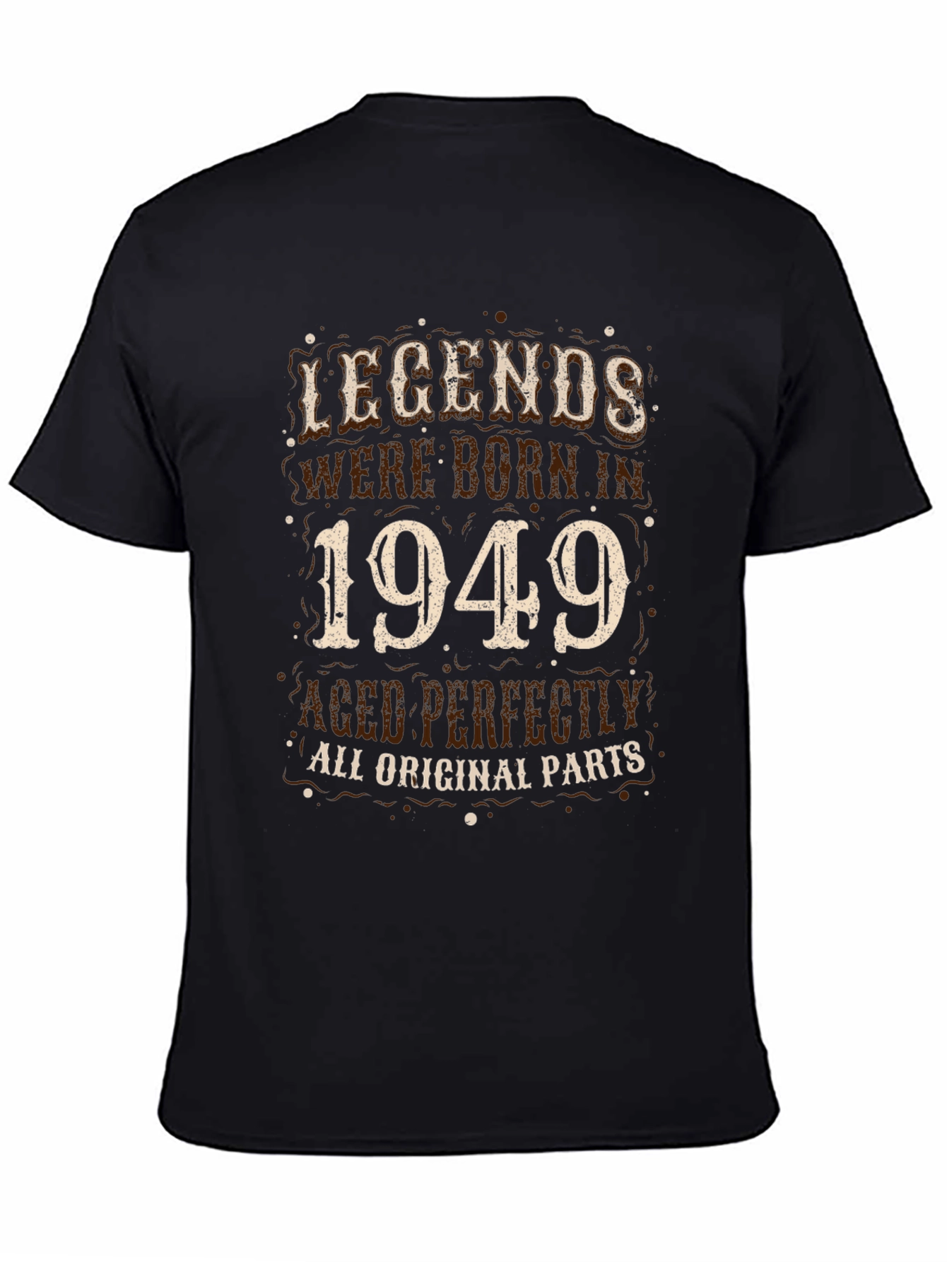 Black Legends Born in 1949 Graphic Tee view 4