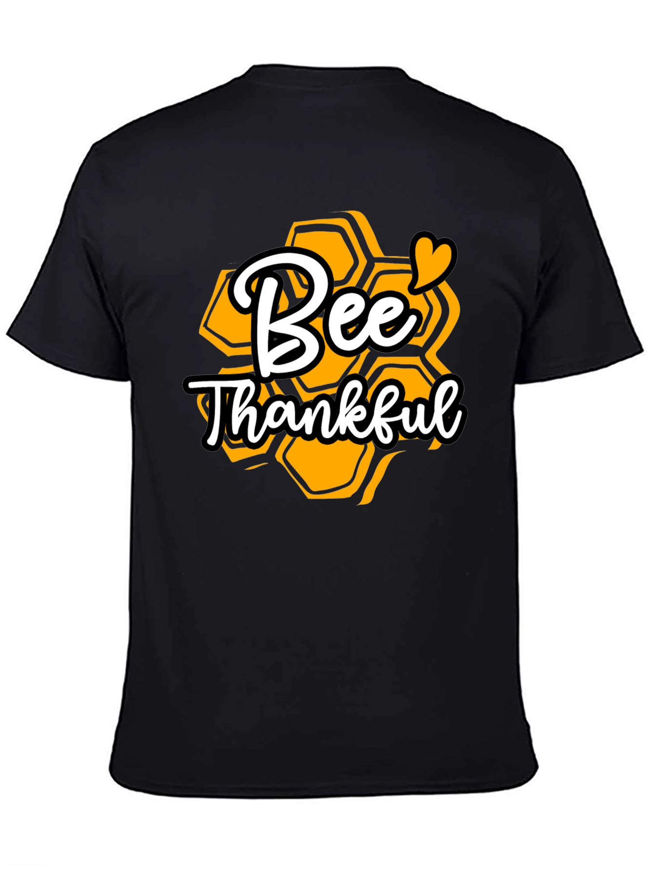 Black Bee Thankful Graphic T-Shirt view 4