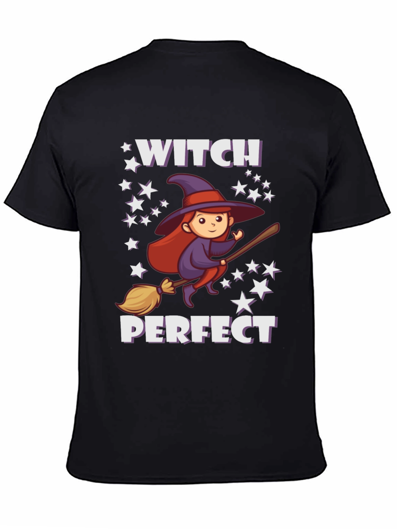 Black Witch Perfect Halloween T-Shirt view 4