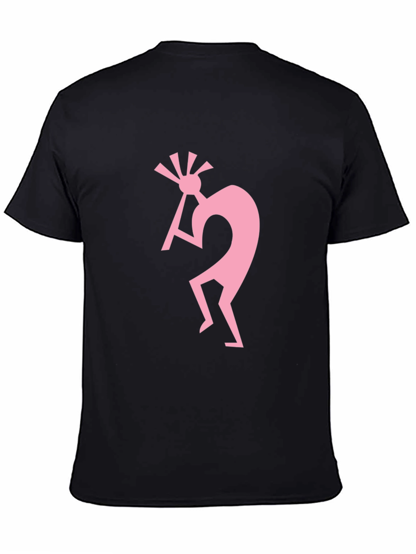 Black Kokopelli Graphic Tee - Black Cotton view 4
