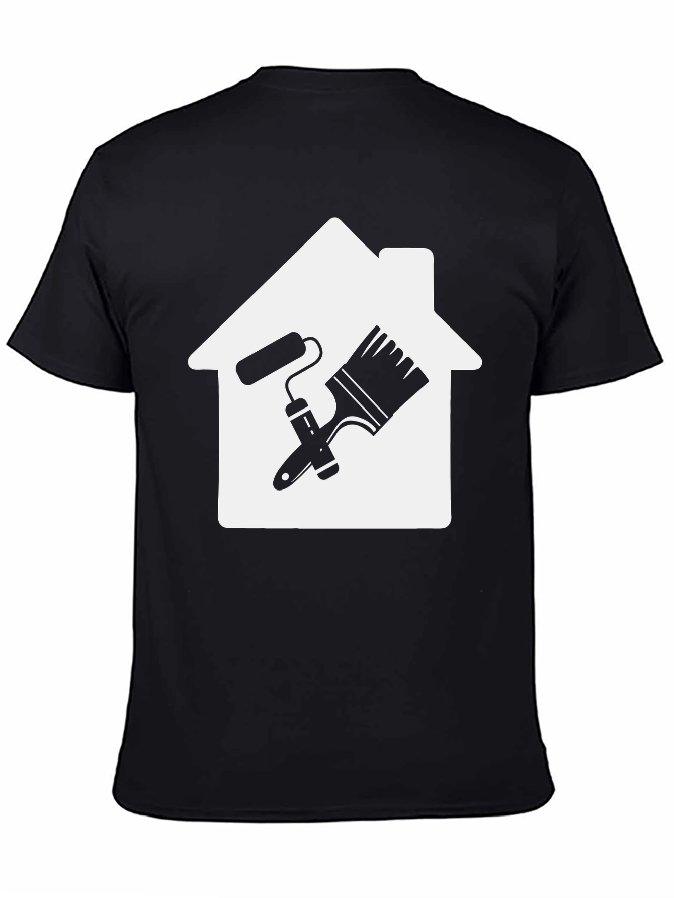 Painter's House T-Shirt - Black Graphic Tee - 4