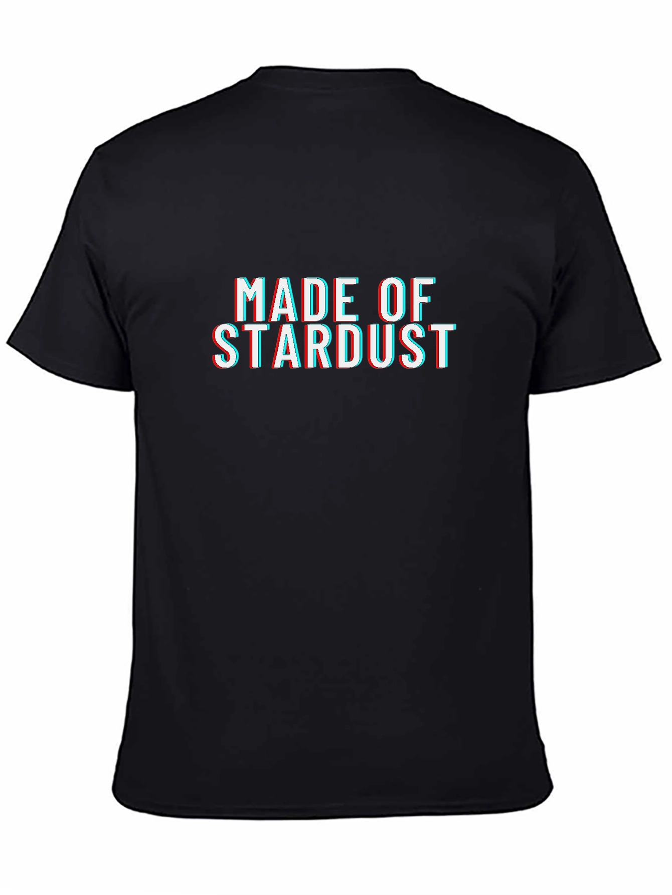 Black Made of Stardust Graphic Tee view 4