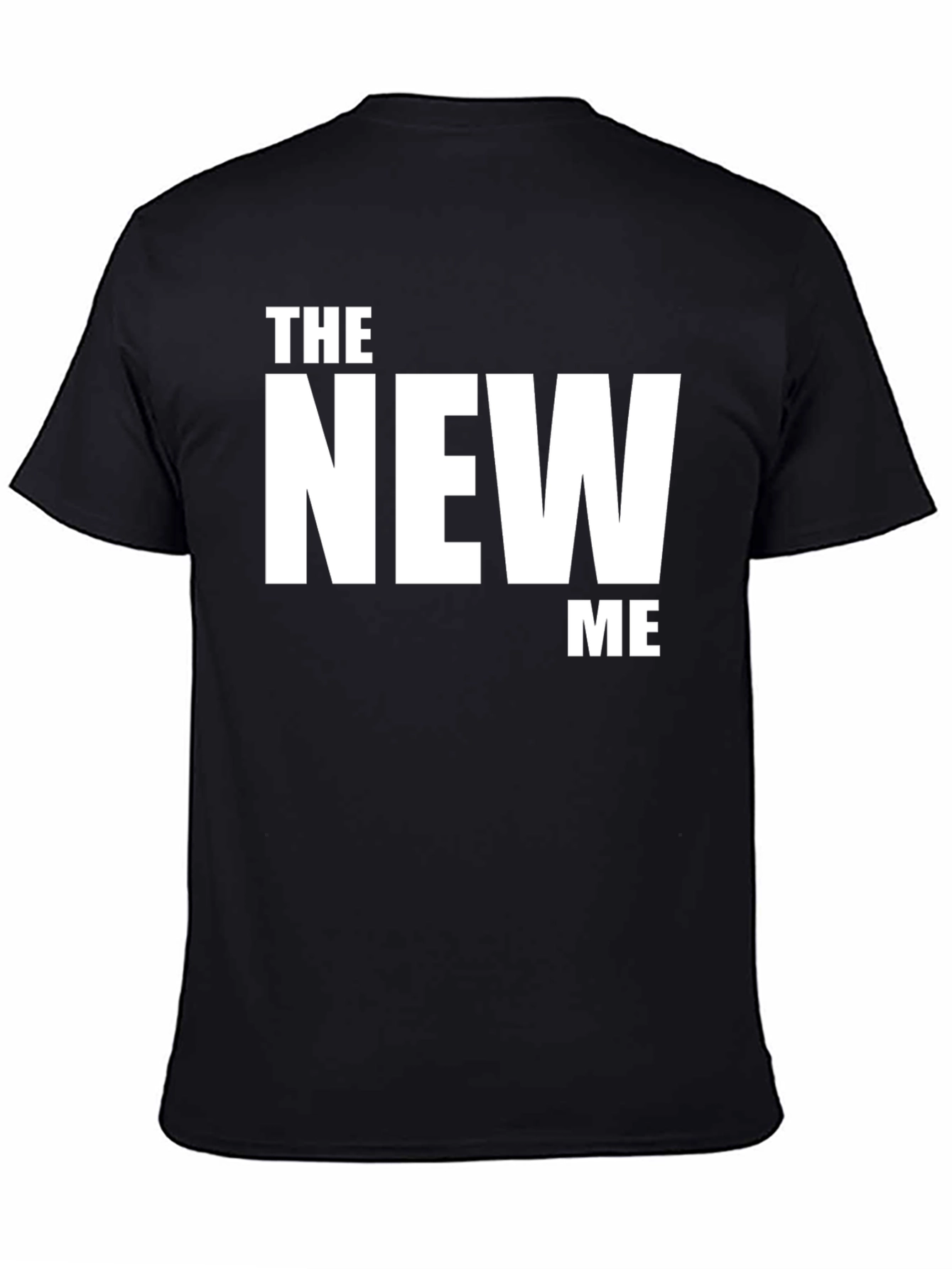 Black The New Me Graphic Tee - Black view 4