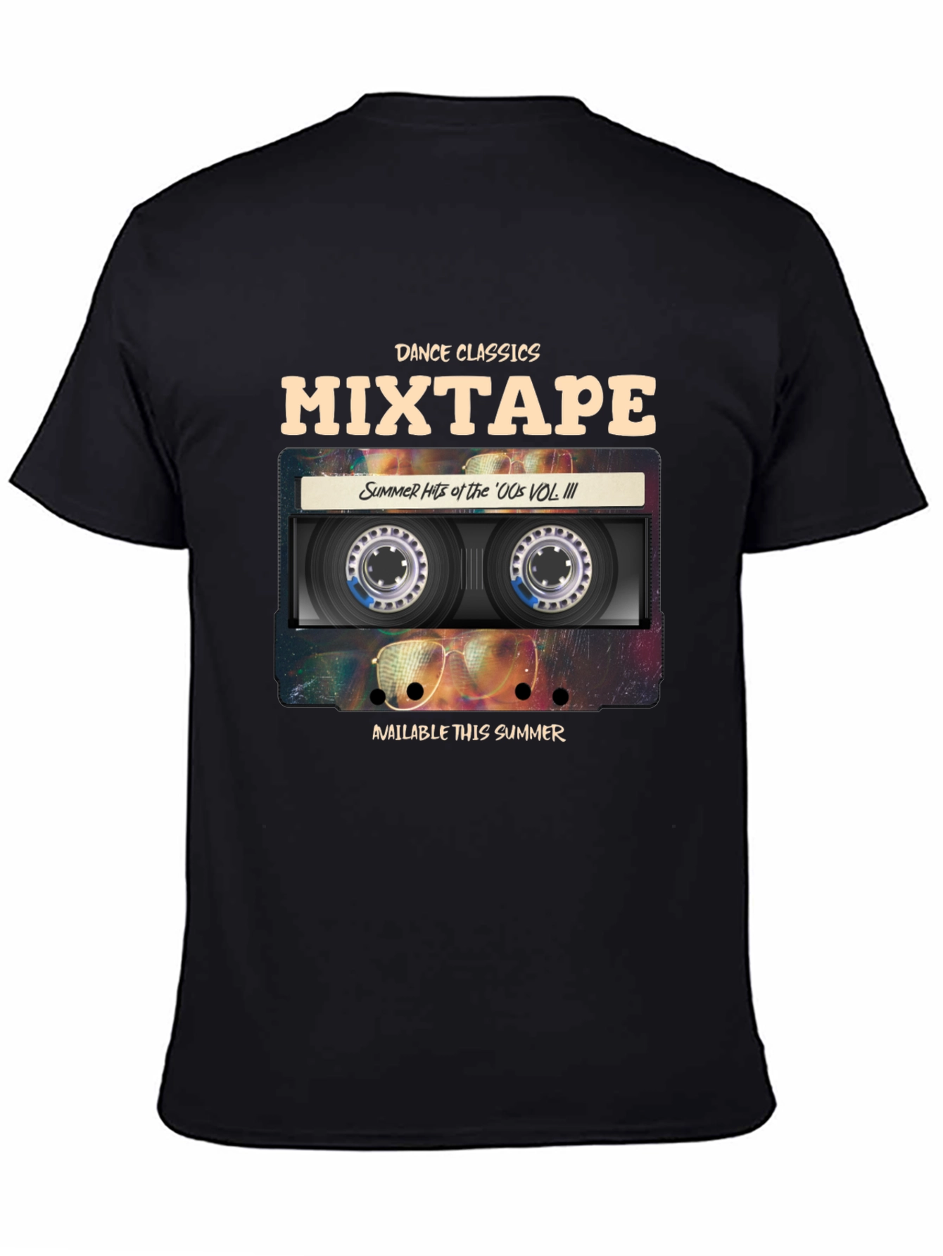 Black Dance Classics Mixtape T-Shirt view 4