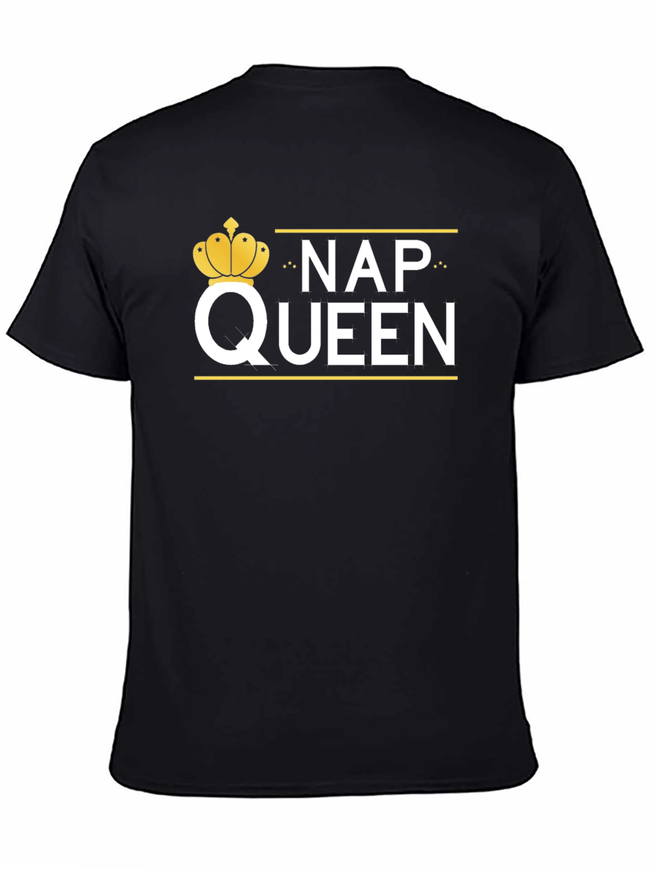 Black Nap Queen Graphic Tee - Black view 4