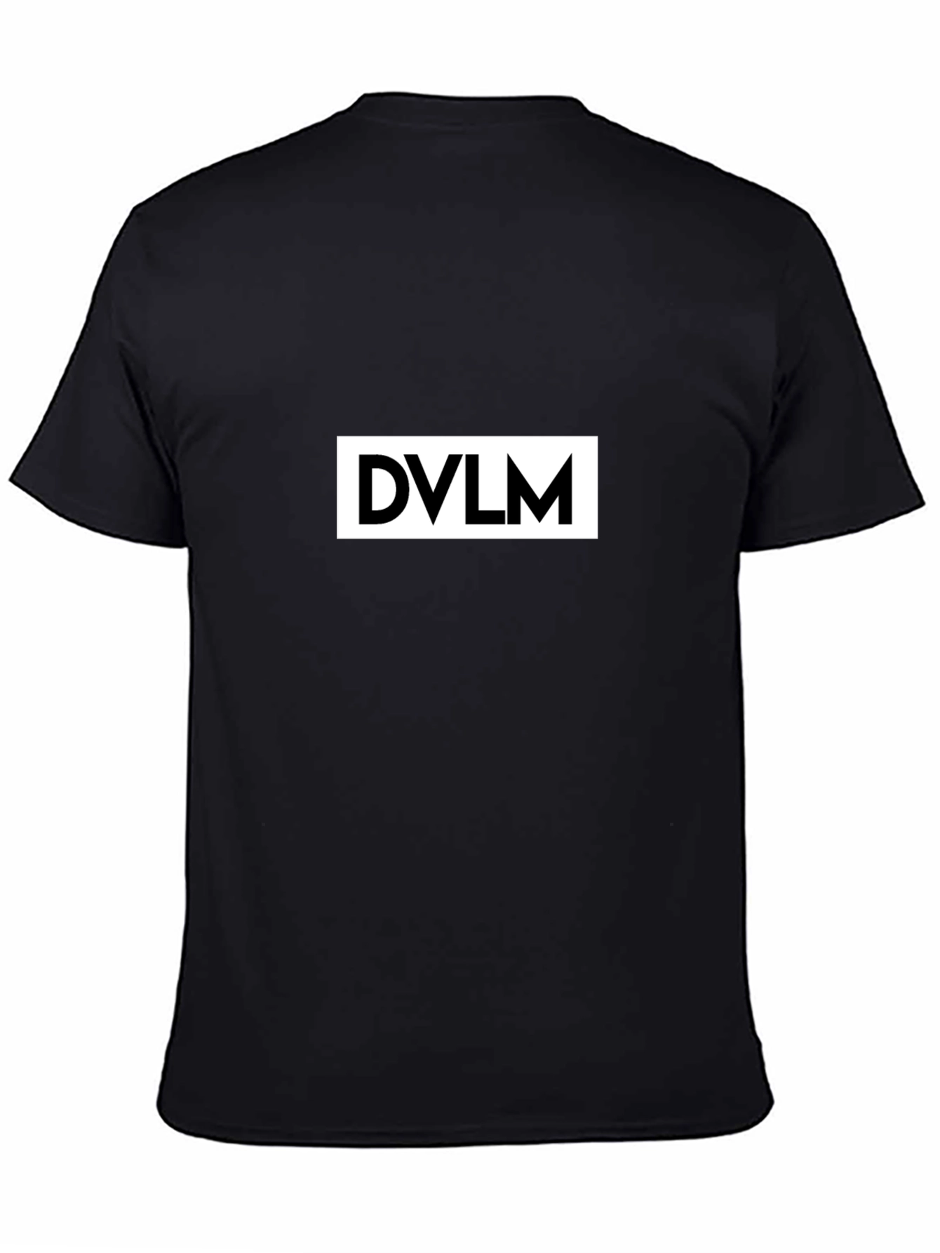 Black DVLM Graphic T-Shirt - Modern Black Tee view 4