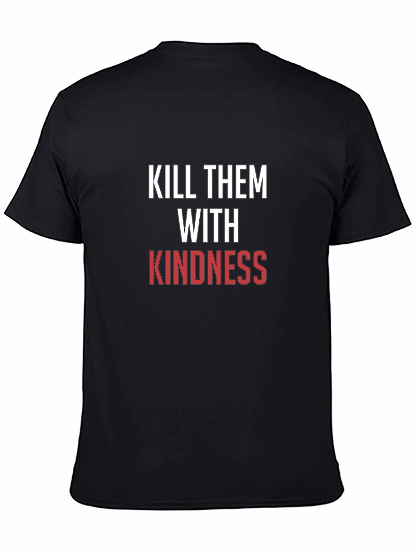 Black Kindness T-Shirt - Motivational Graphic Tee view 4