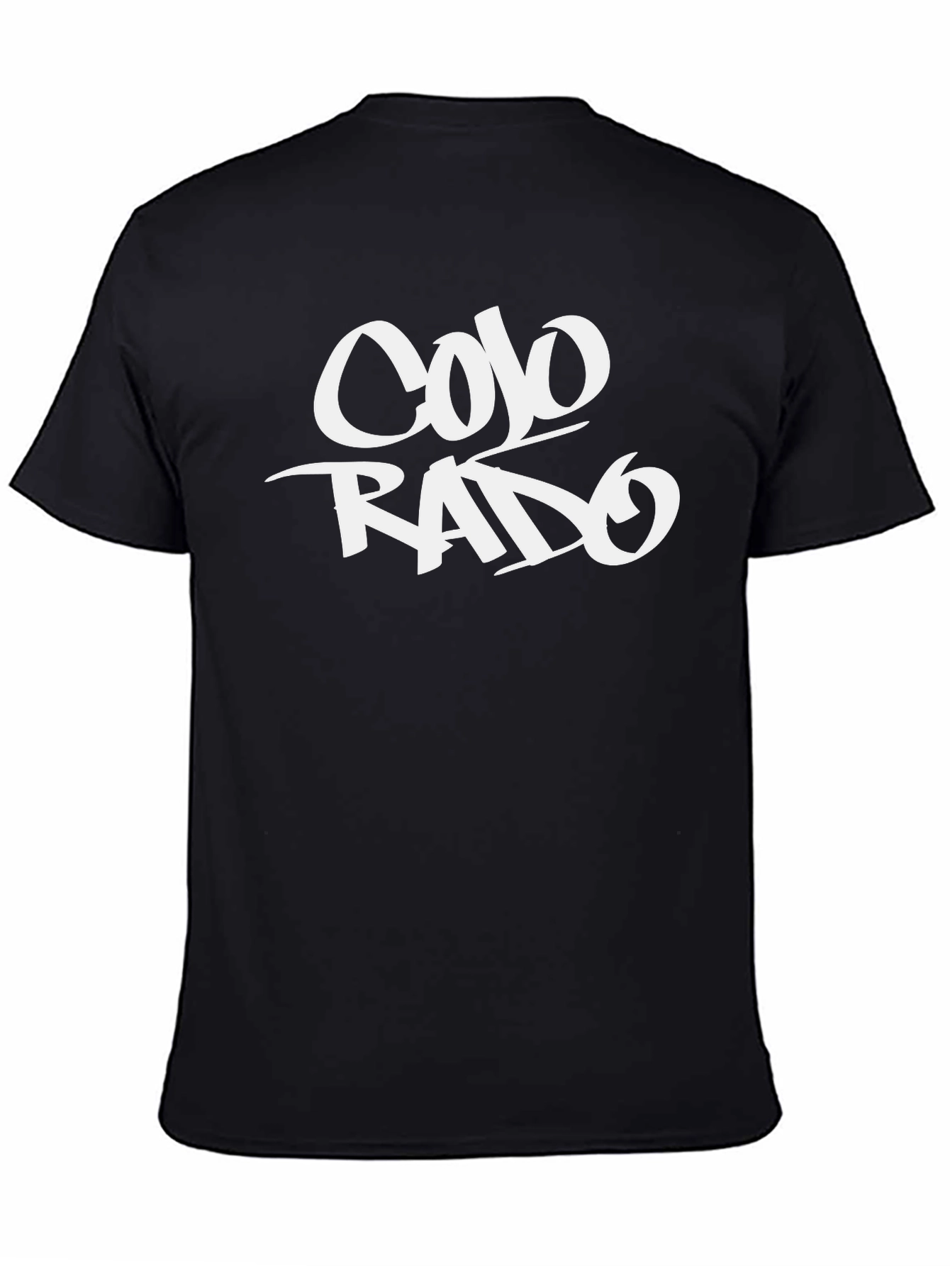 Black Colorado Graphic Tee - Black Casual Style view 4