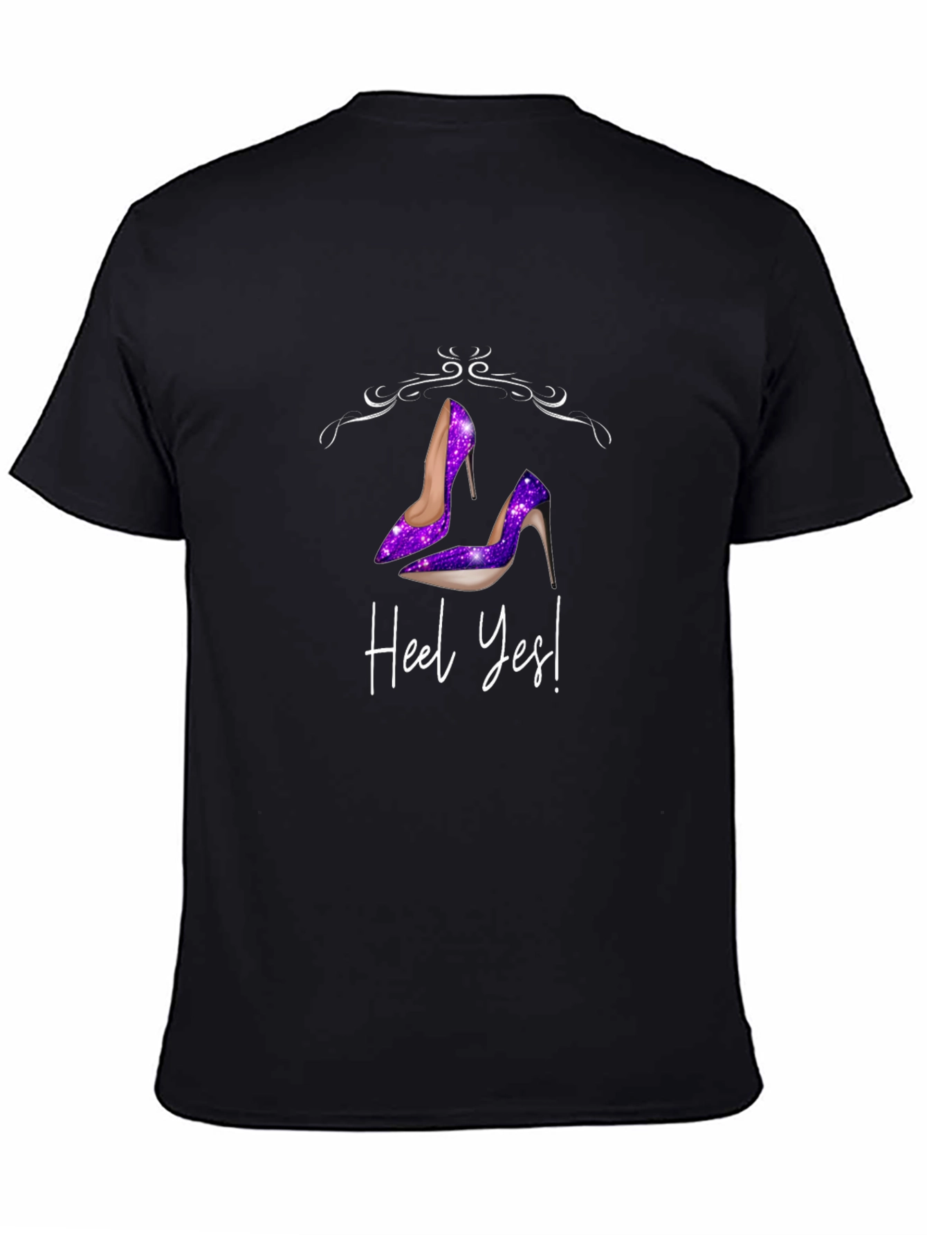 Heel Yes! Galaxy Heels Graphic T-Shirt - 4