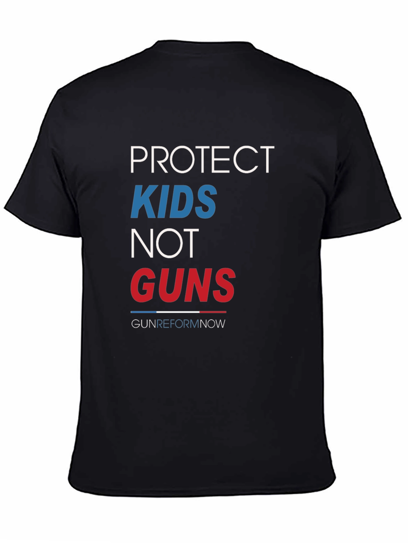 Black Protect Kids Not Guns T-Shirt Gun Reform Now view 4