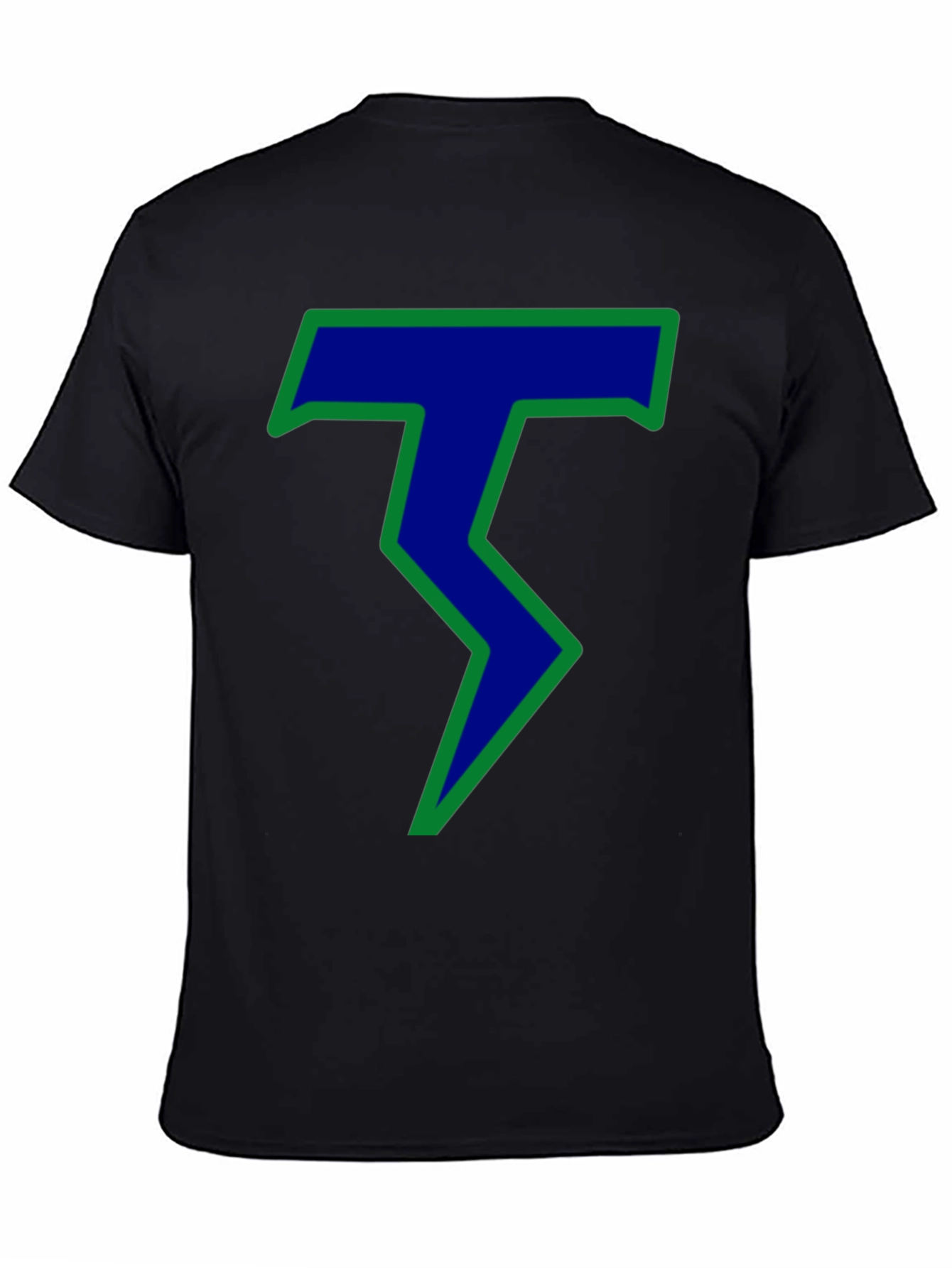 Black Electric Blue T-Shirt view 4