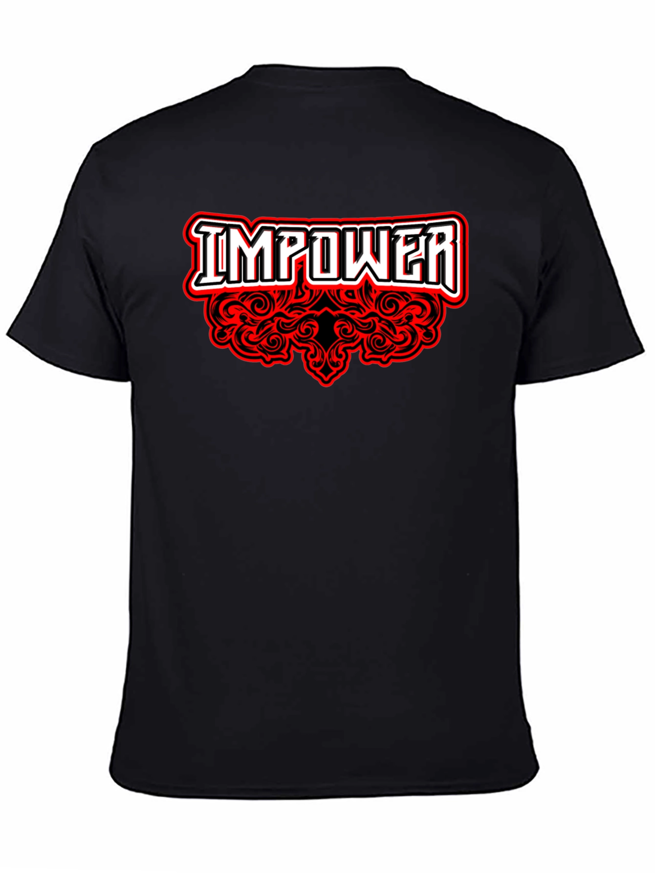 Black Empower Graphic Tee - Black T-Shirt view 4
