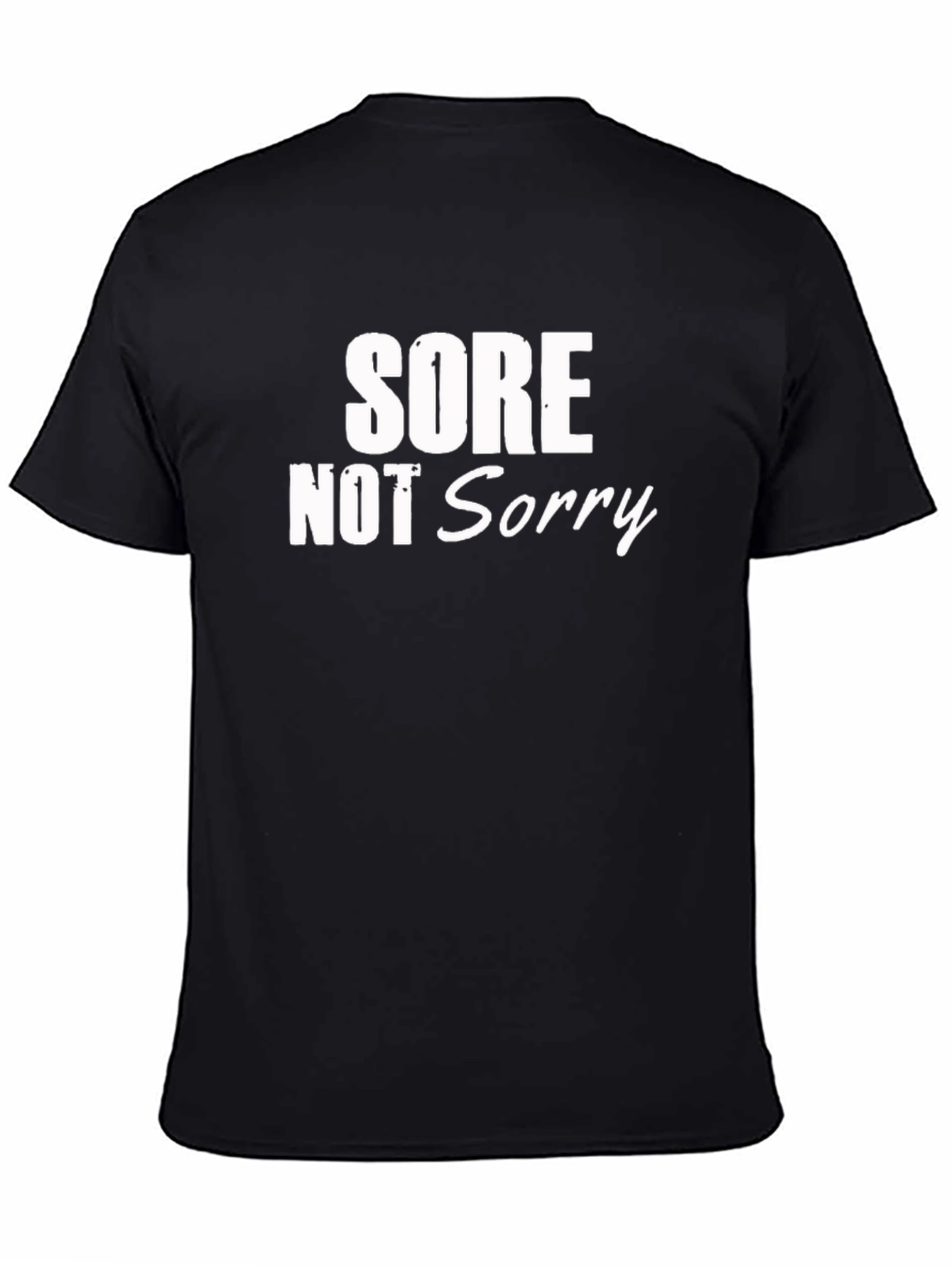 Black Sore Not Sorry Graphic T-Shirt view 4
