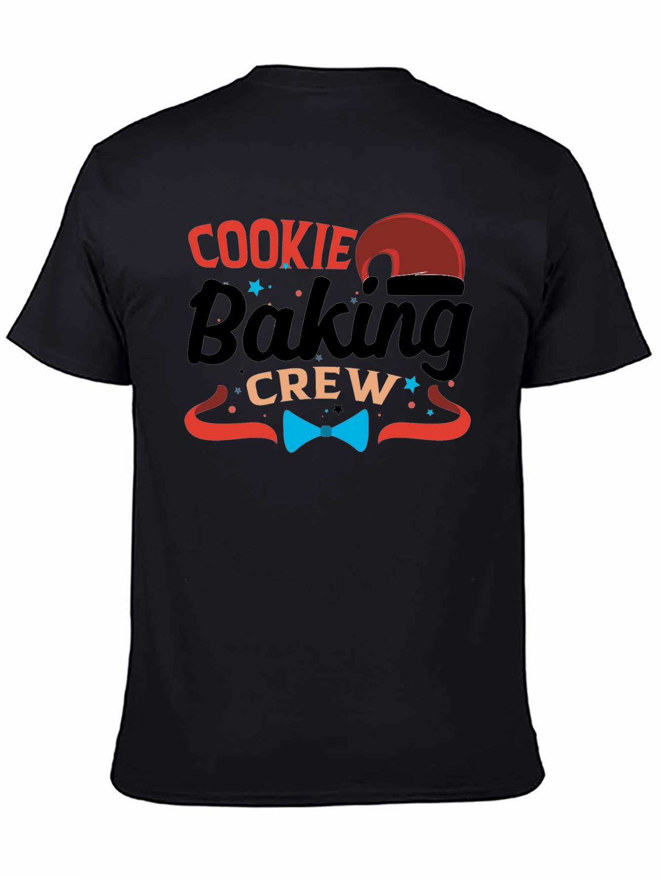 Black Cookie Baking Crew Black Graphic Tee view 4