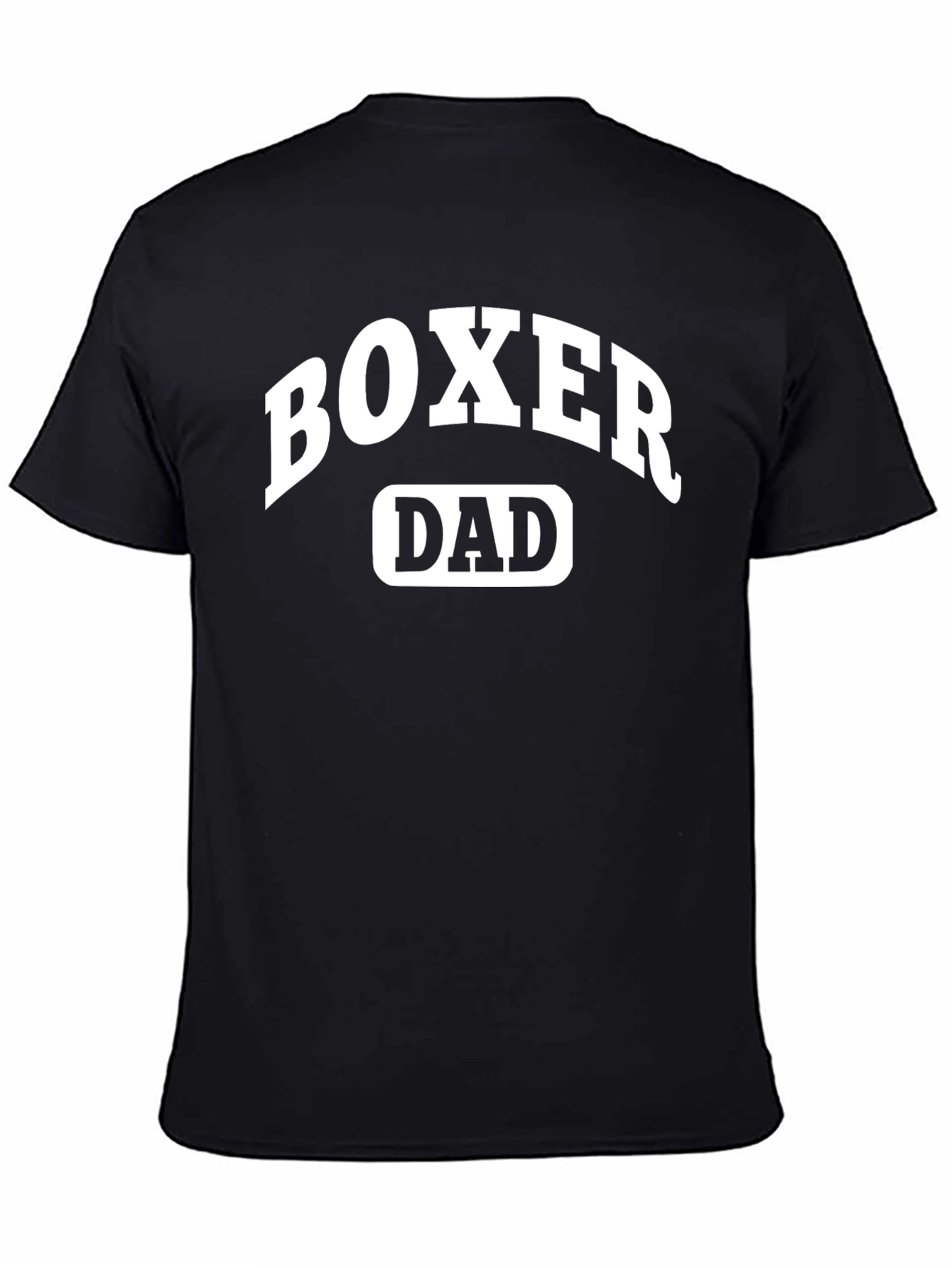 Boxer Dad Graphic T-Shirt - Black, Classic Fit - 4