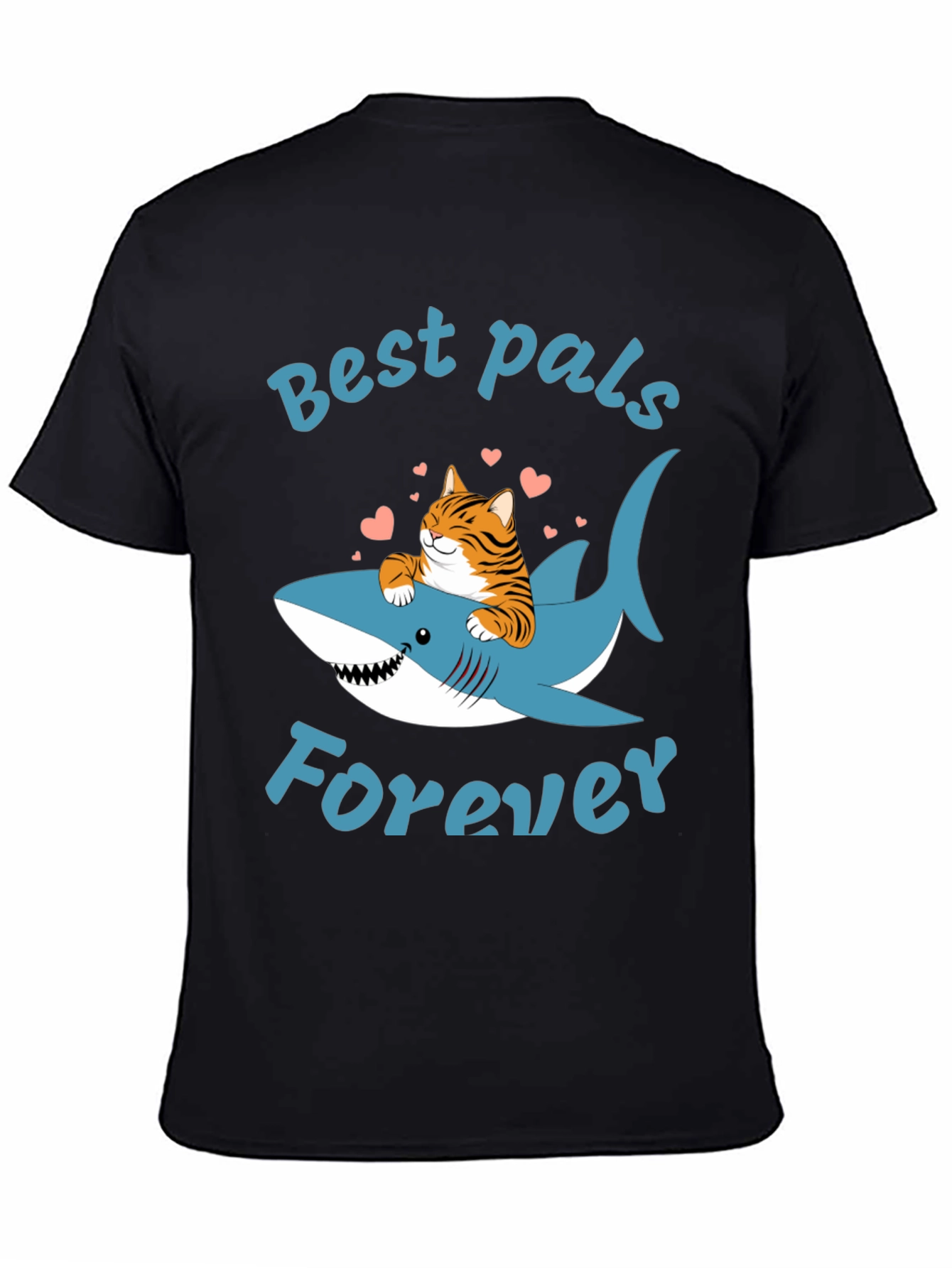 Black Best Pals Forever Graphic Tee view 4