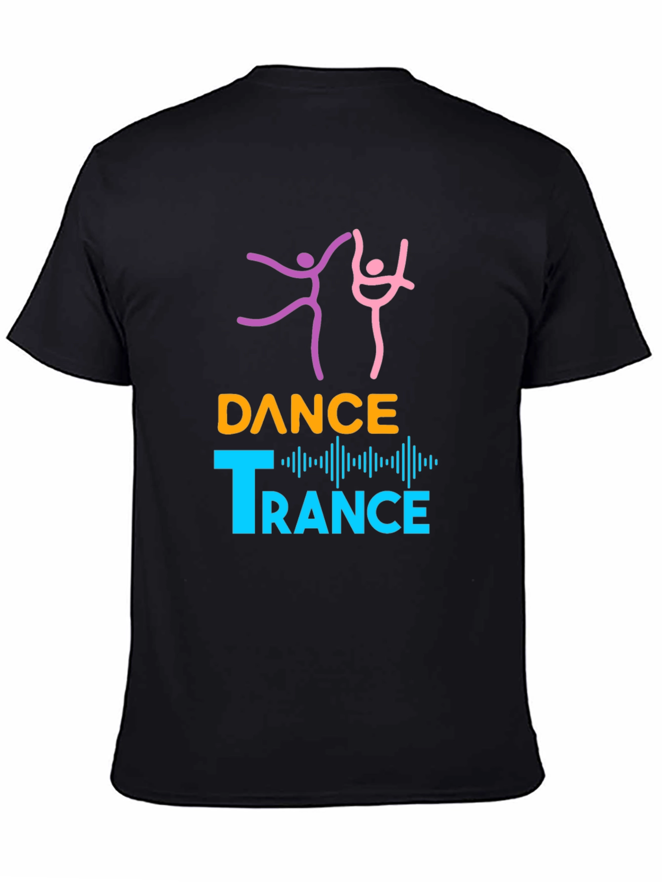 Black Dance Trance Graphic Tee view 4