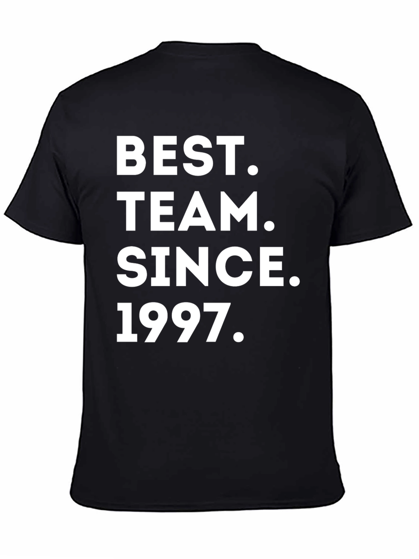 Black Best Team Since 1997 T-Shirt view 4