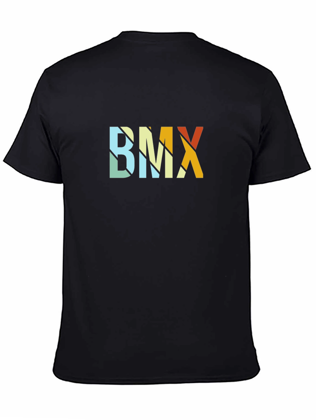 Black BMX Retro Style Graphic Tee - Classic Design view 4