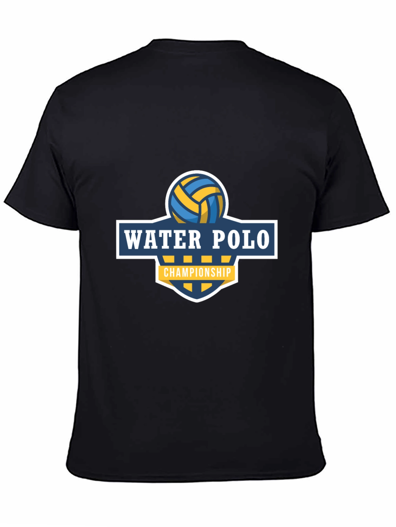 Black Water Polo Championship Graphic Tee view 4