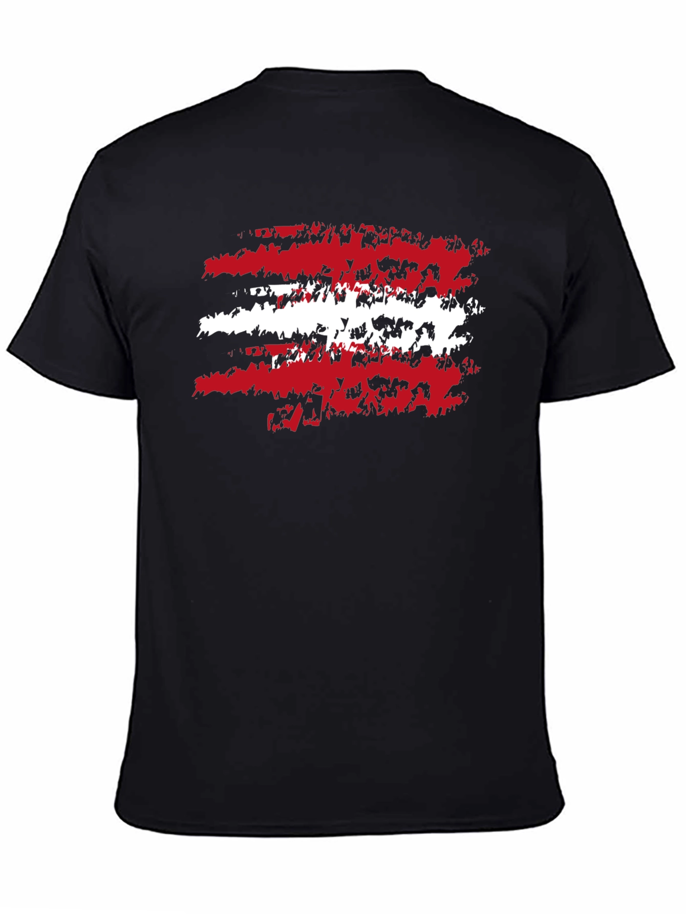 Distressed Austria Flag Graphic T-Shirt - 4