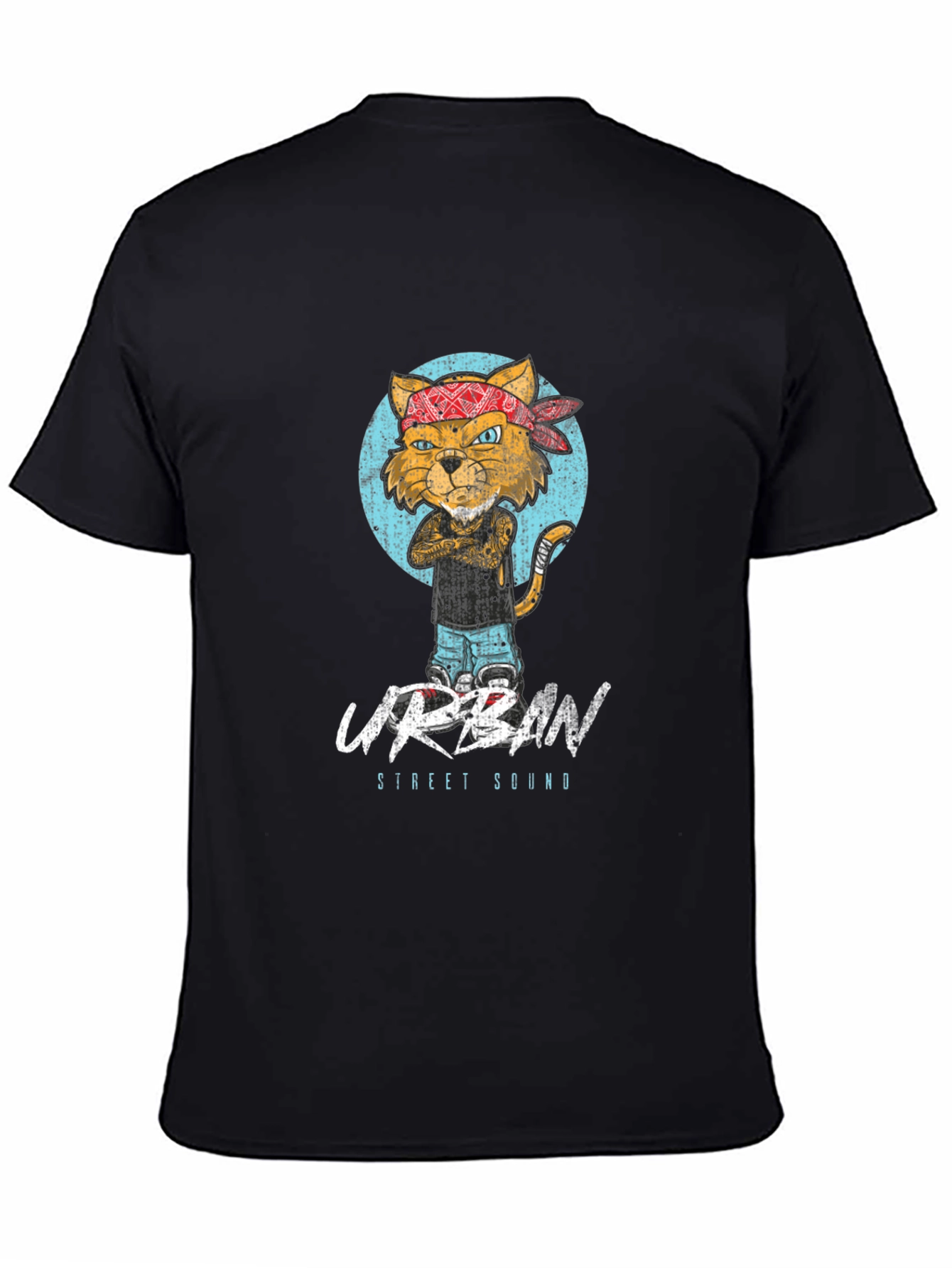 Black Urban Street Sound Tee view 4
