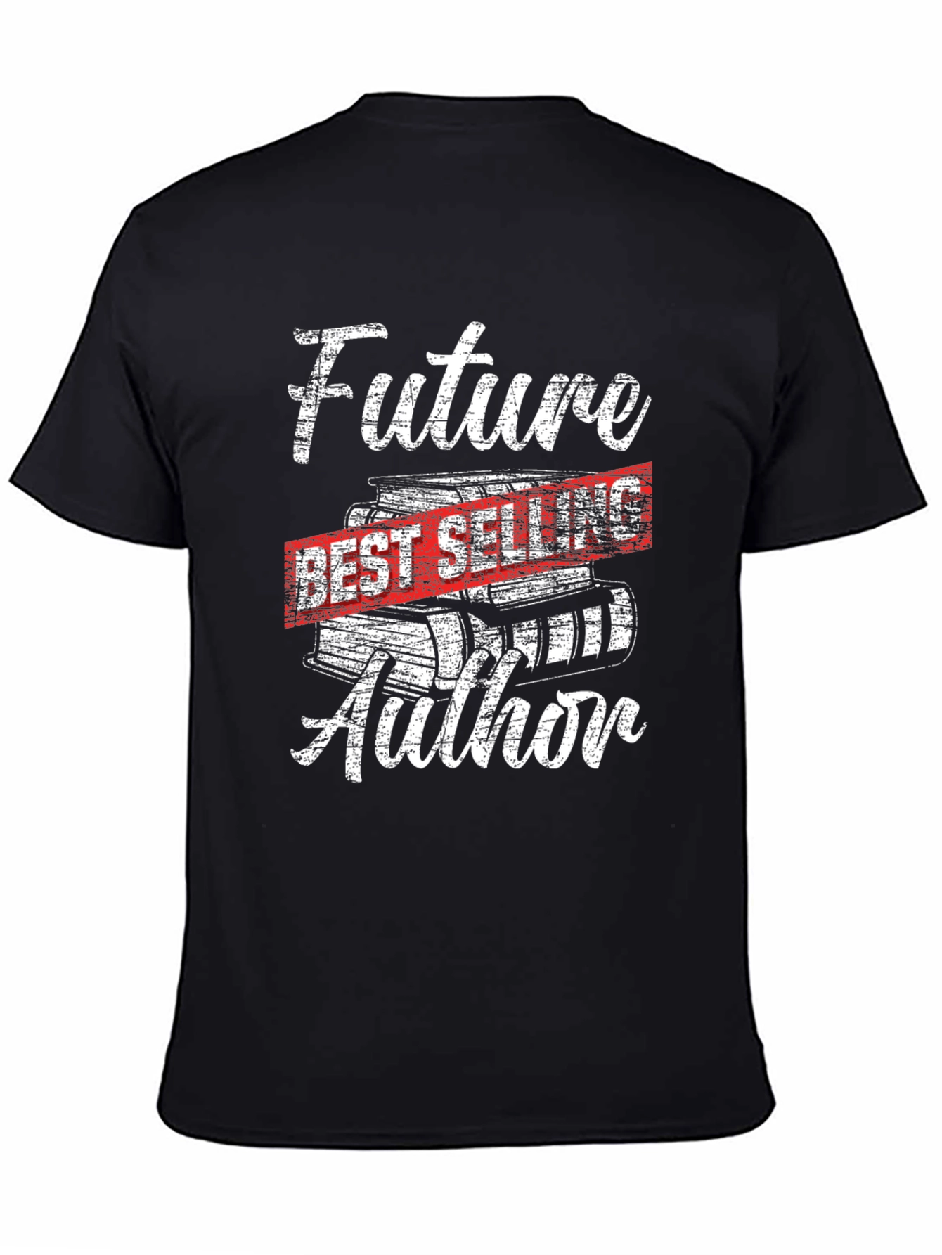 Black Future Best Selling Author T-Shirt view 4