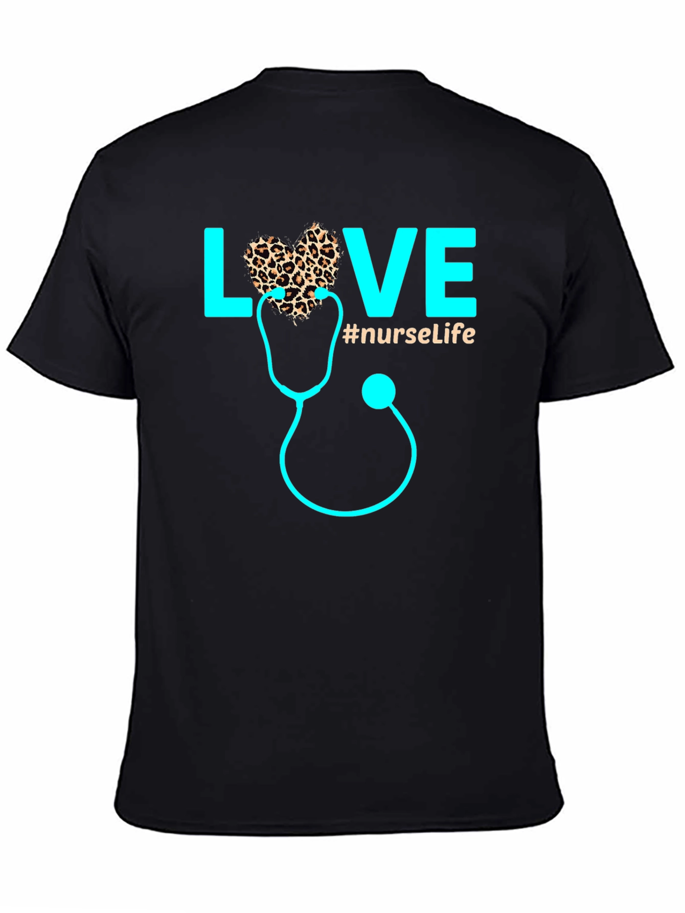 Love Nurse Life Graphic T-Shirt - 4