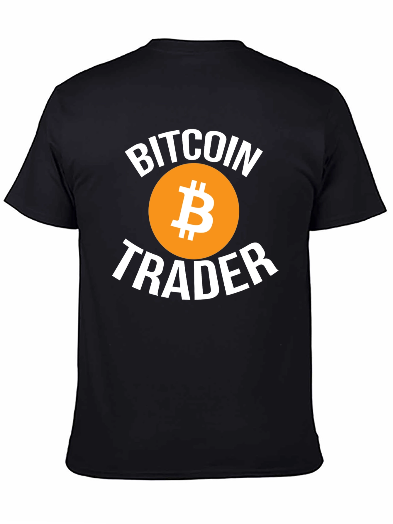 Black Bitcoin Trader Black T-Shirt Crypto Cryptocurrency Tee view 4