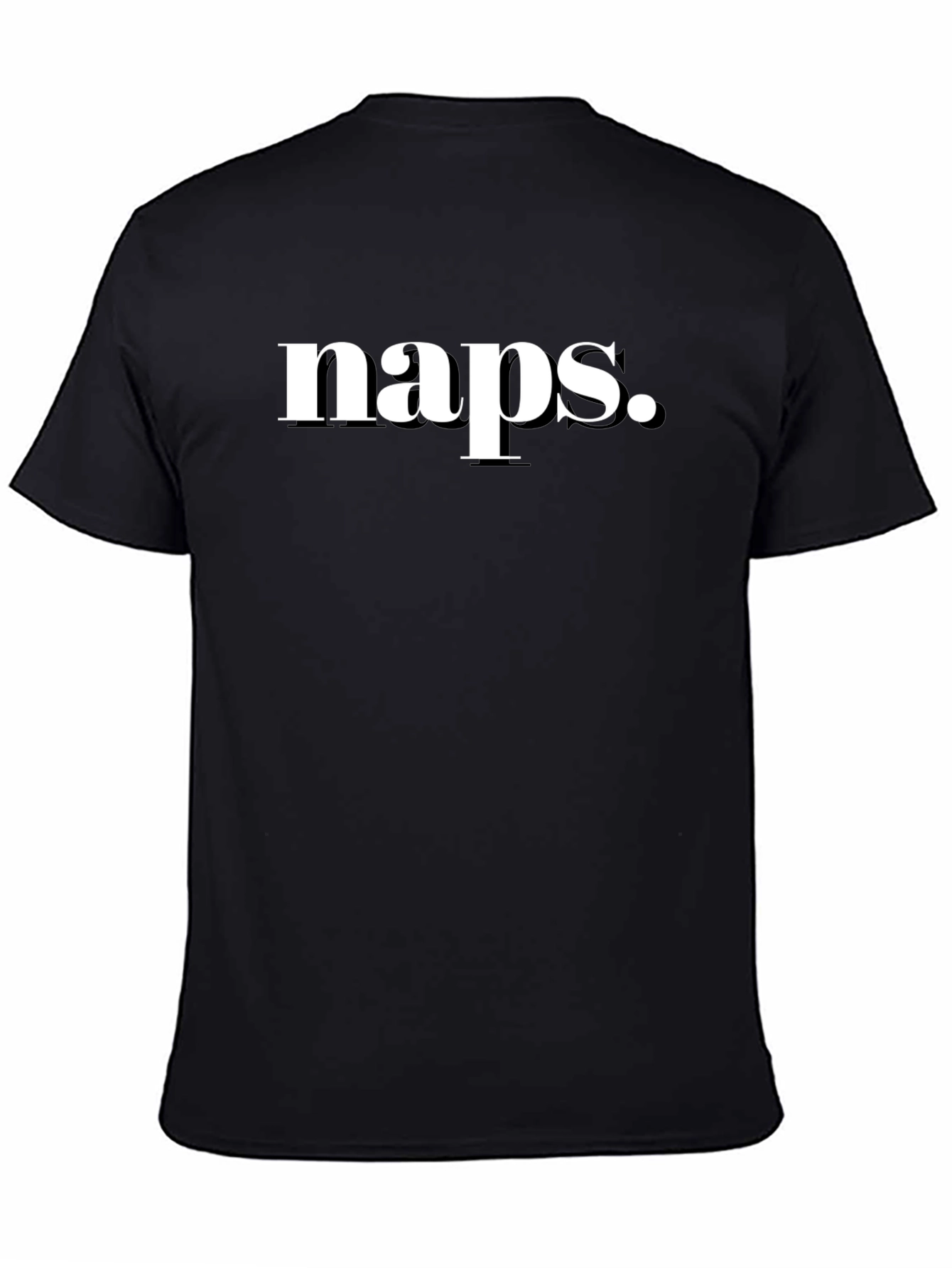 Black Naps T-Shirt - Comfort & Style view 4