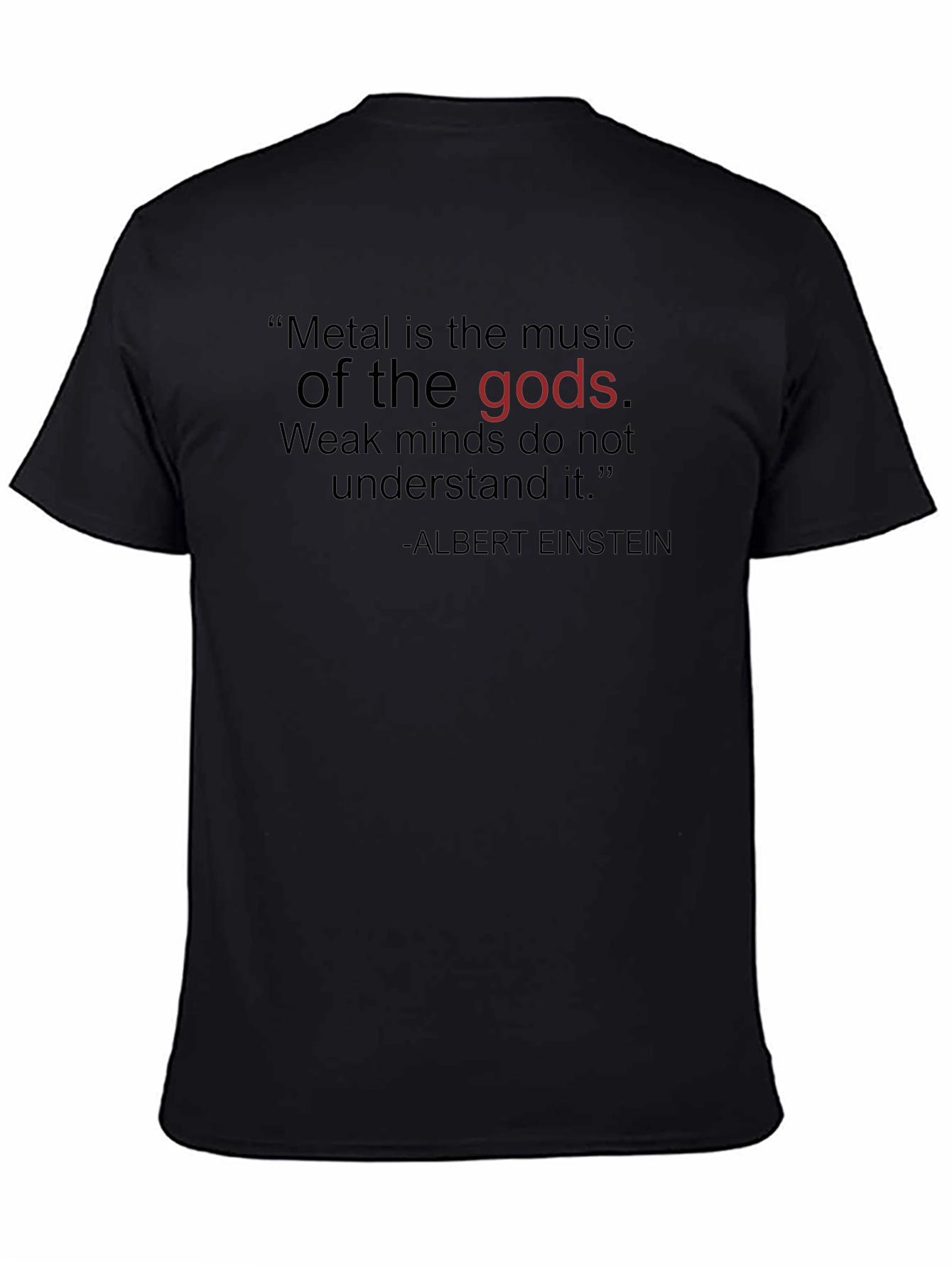 Black Metal Music T-Shirt - Music of the Gods Tee view 4