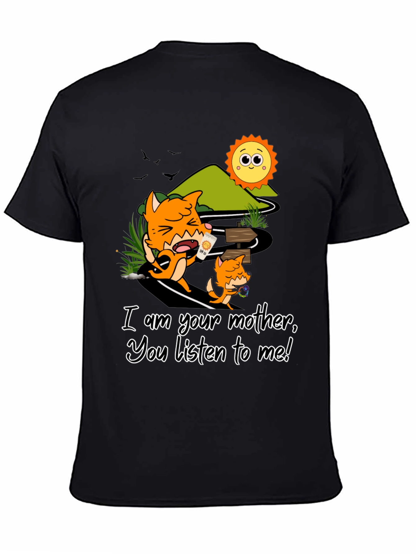 Black Fox Mother T-Shirt - Listen To Me! view 4