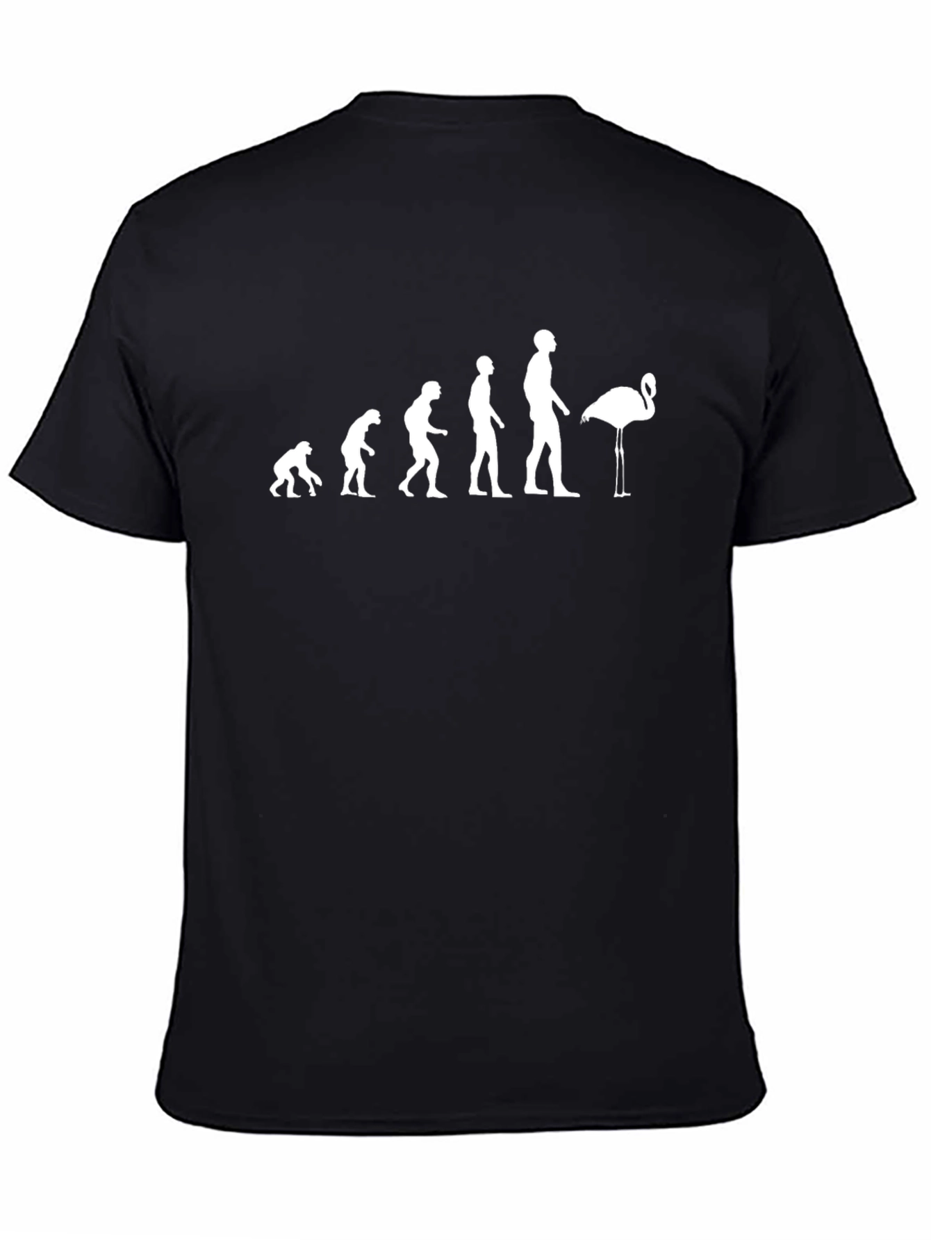 Black Evolution to Flamingo T-Shirt view 4