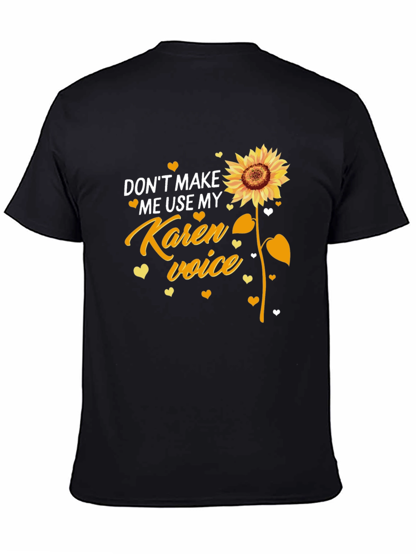 Black Don't Make Me Use My Karen Voice T-Shirt view 4