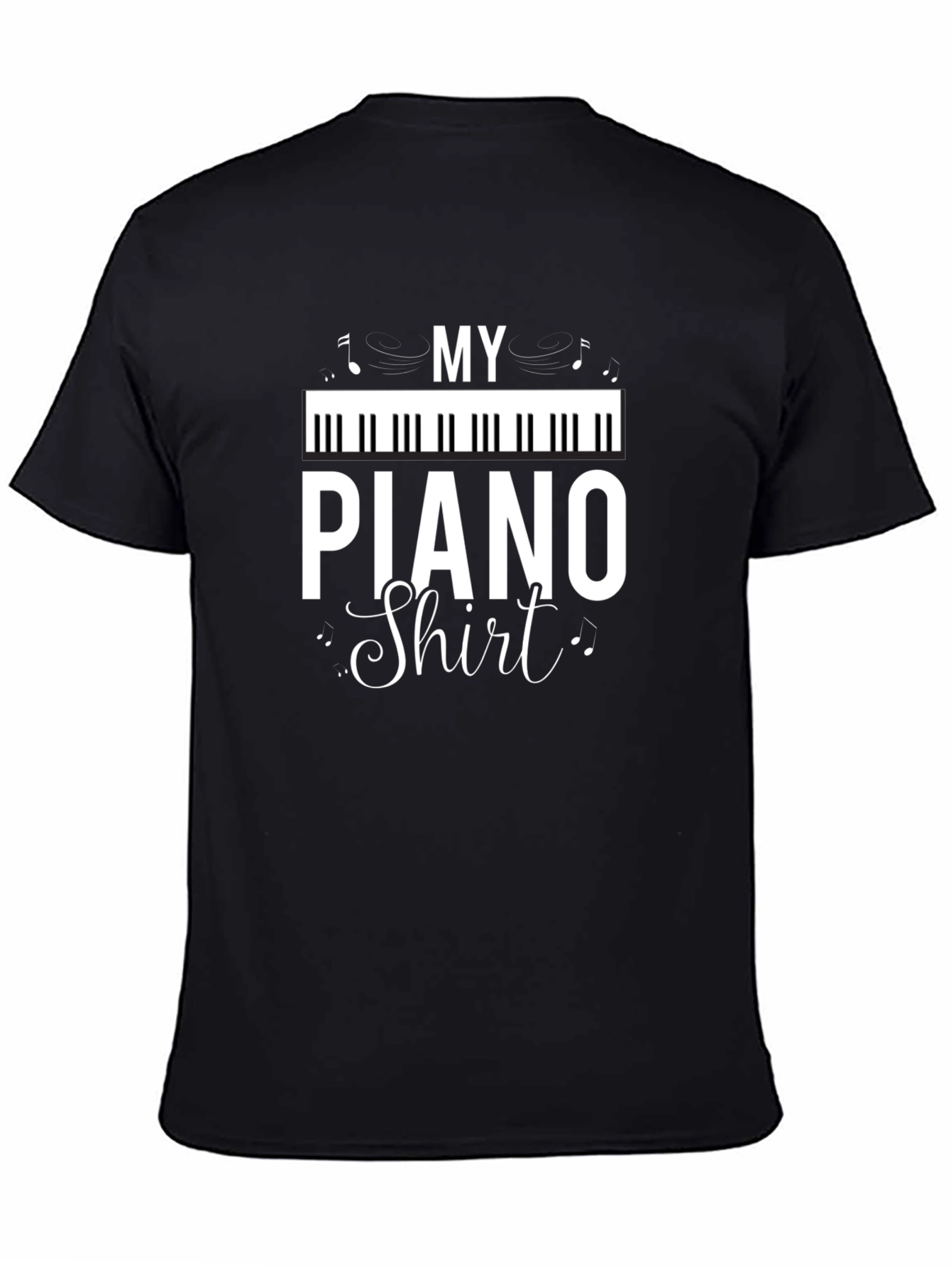 Black My Piano Shirt - Musician's Tee view 4