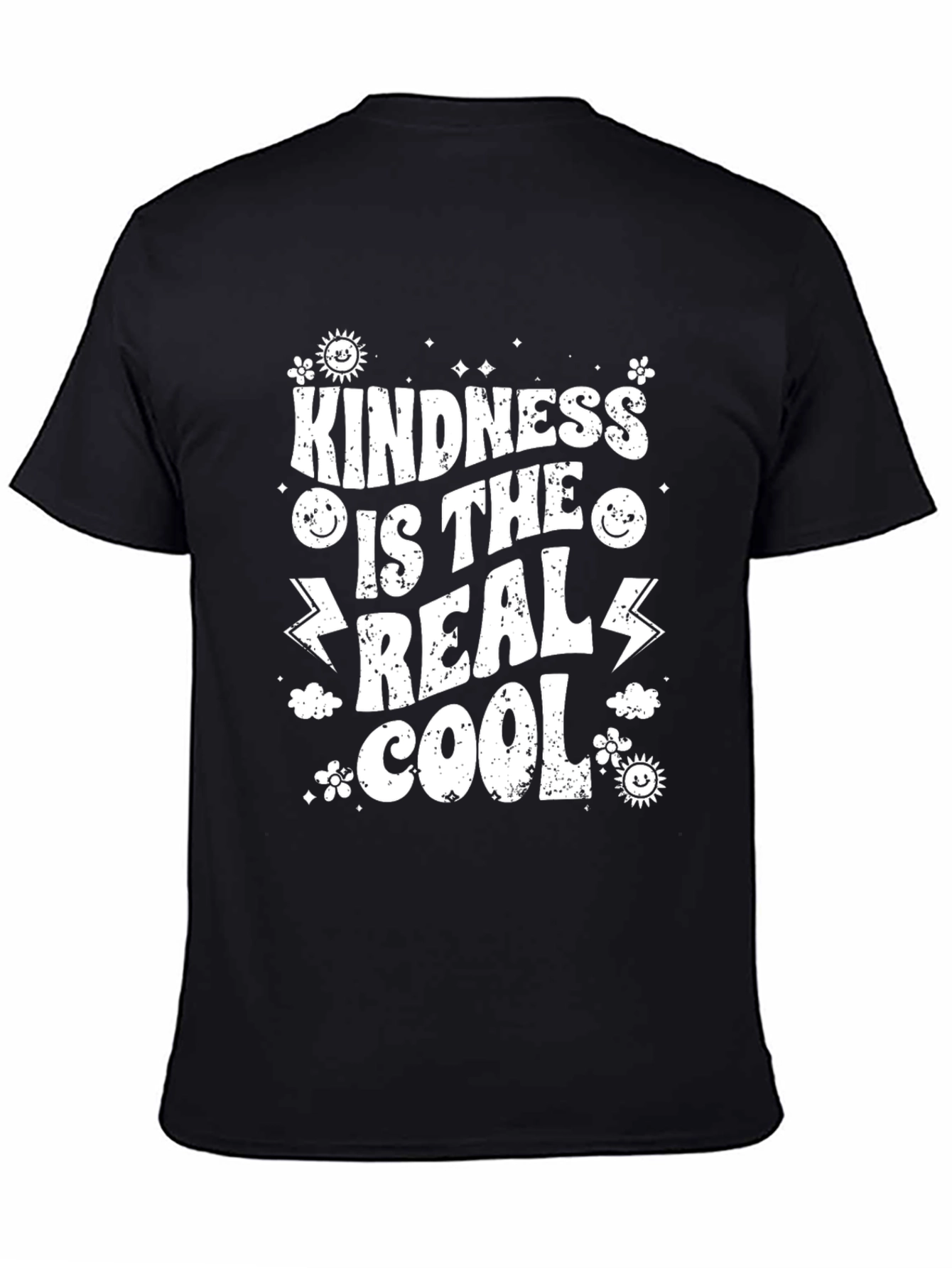 Black Kindness is the Real Cool Graphic Tee view 4