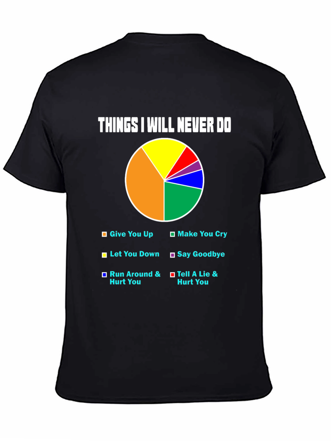 Black Things I Will Never Do - Graphic T-Shirt view 4