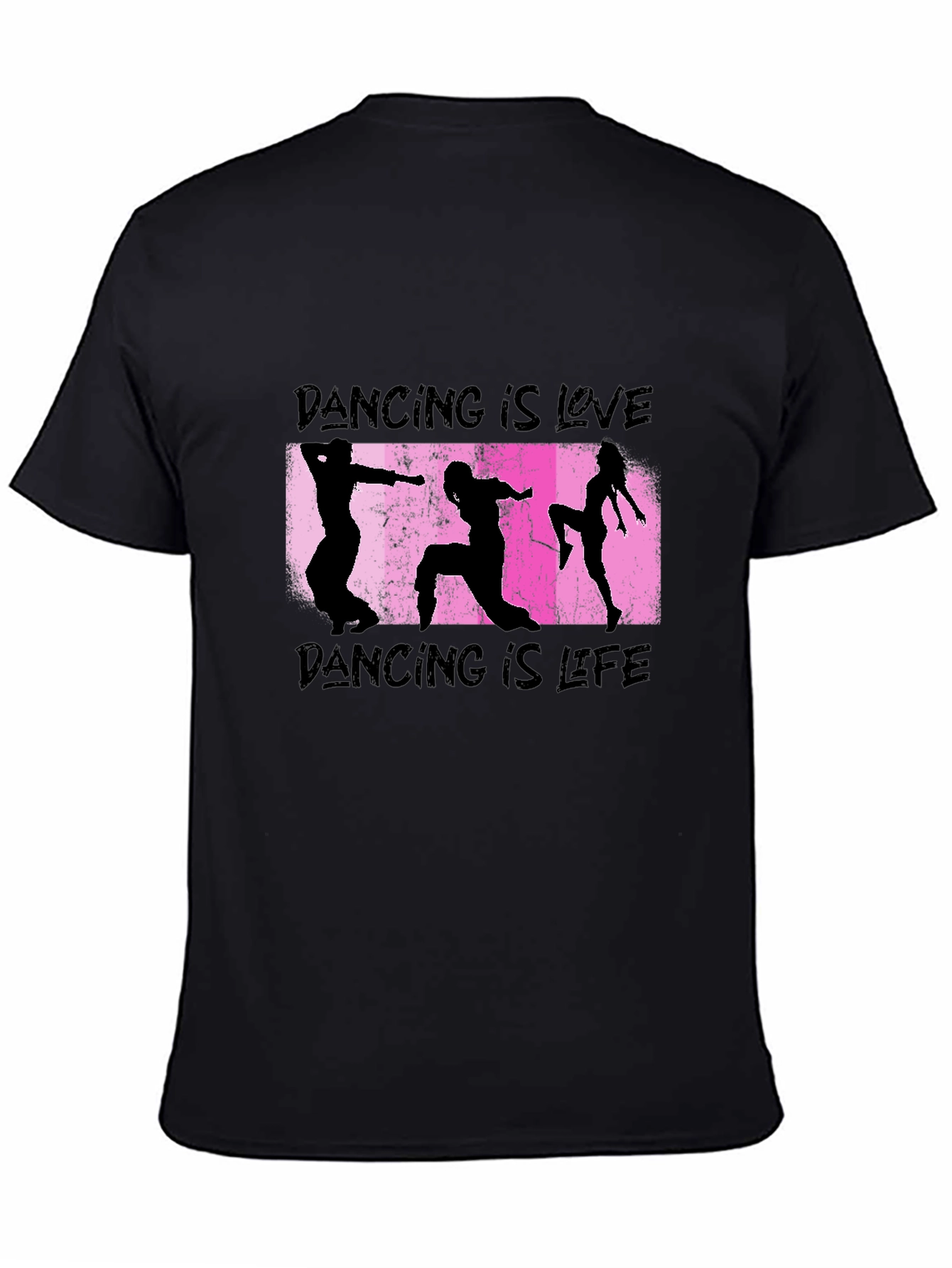 Dancing is Love Black Graphic Tee - 4